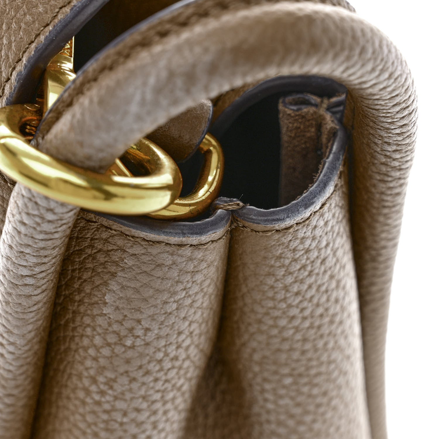 Mulberry Silky Calfskin Medium Leighton Solid Grey 14 of 17