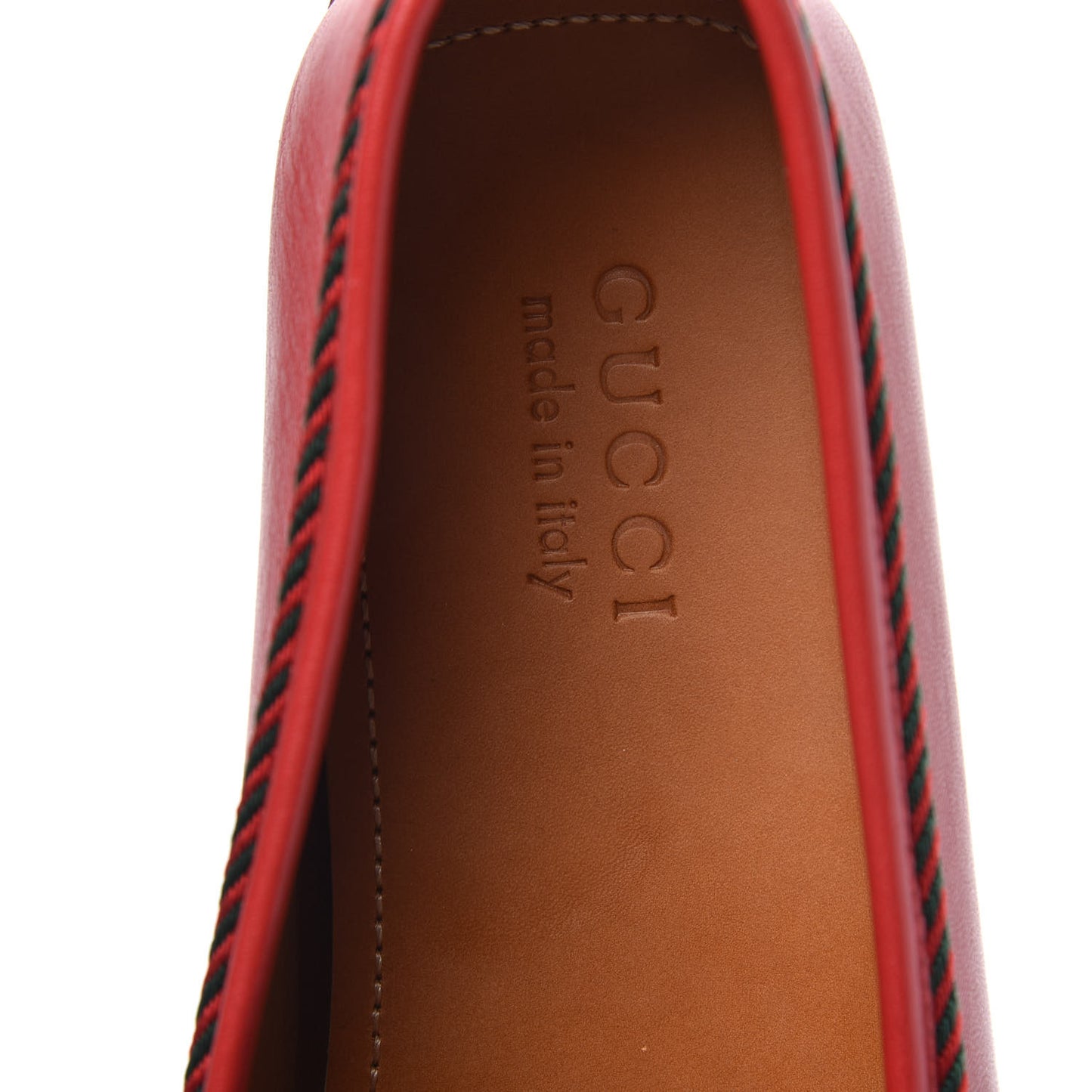 Nappa Mens Bee Driver Loafers 10.5 Red