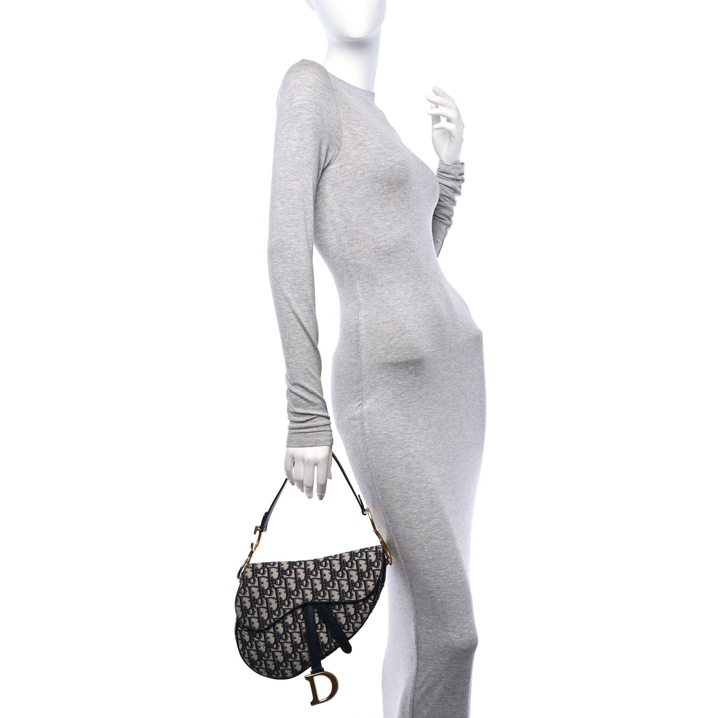 Oblique Saddle Bag Blue