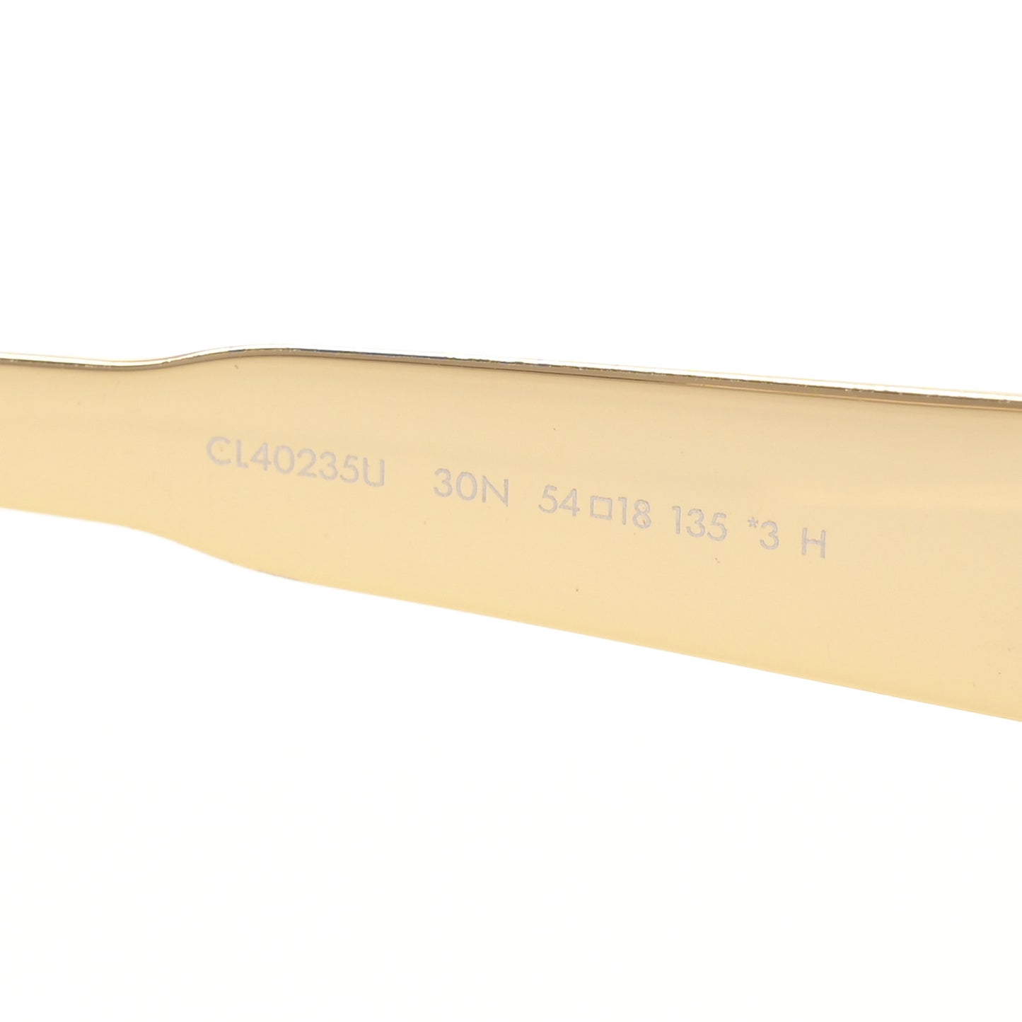 Metal Triomphe 01 Sunglasses CL40235U Gold Green