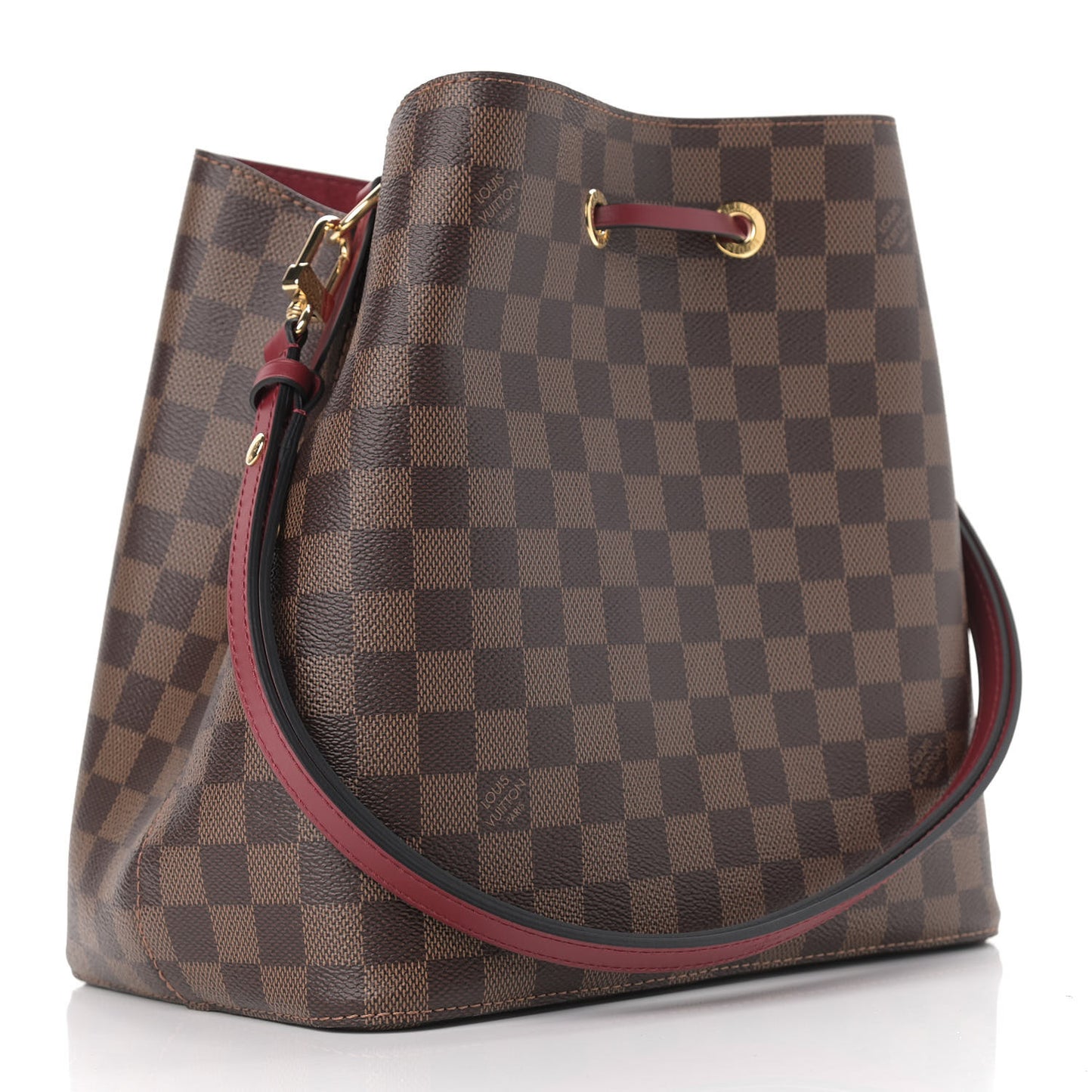 Damier Ebene Neonoe MM Cherry Berry