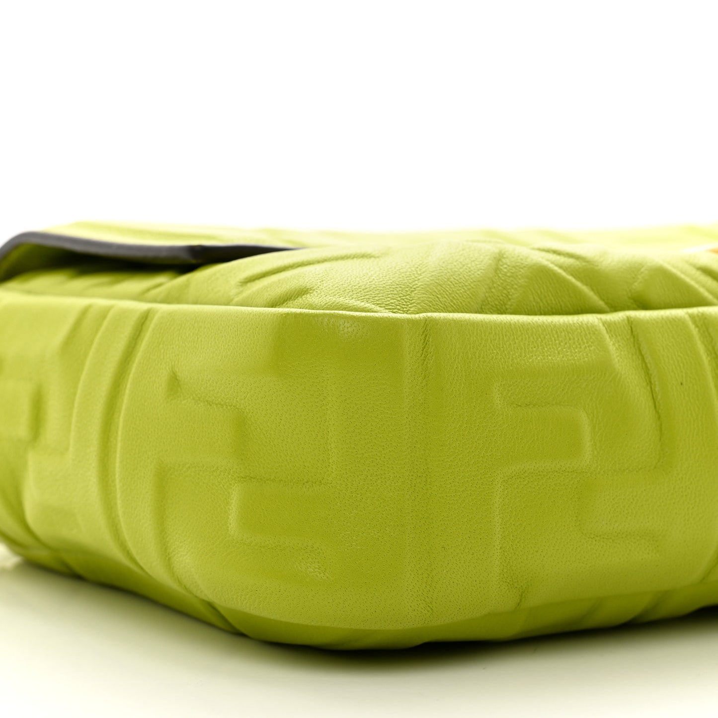 Nappa FF 1974 Embossed Baguette Wasabi