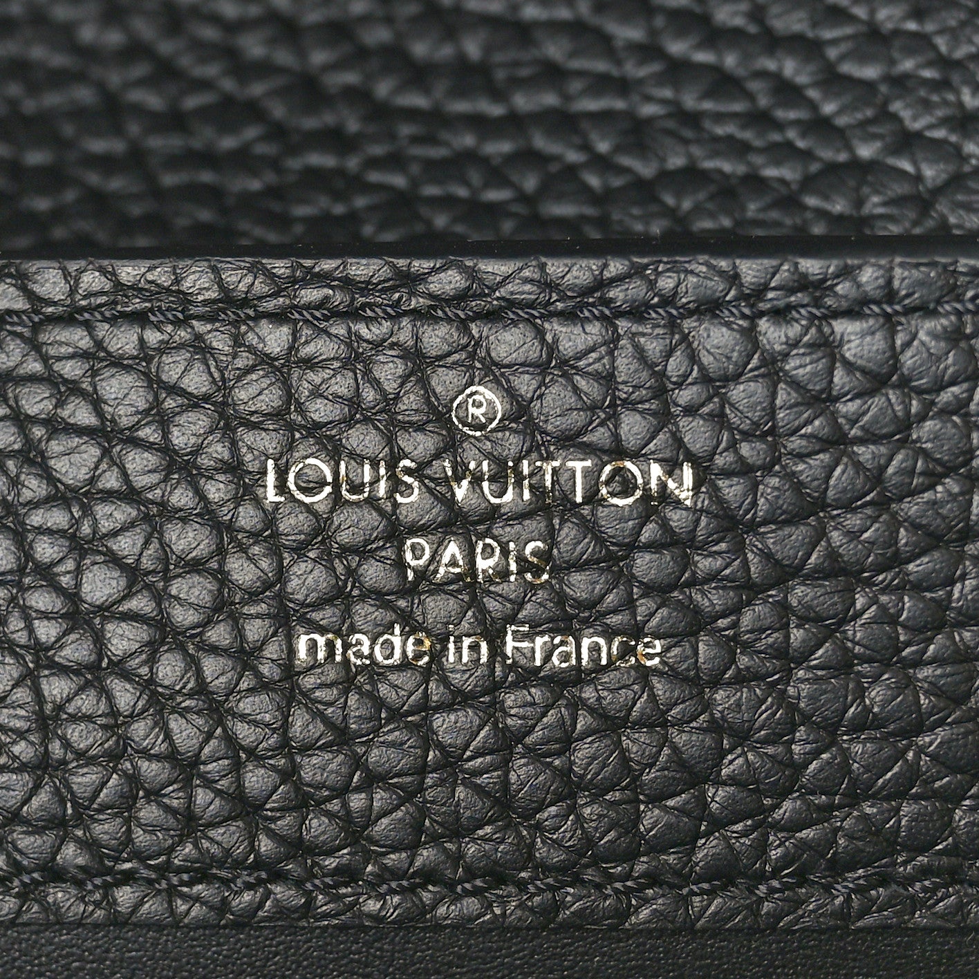 Taurillon Embellished Flower Handle Capucines Mini Black