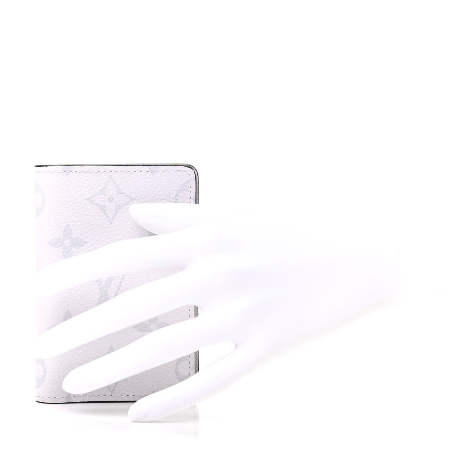 Monogram Pocket Organizer White