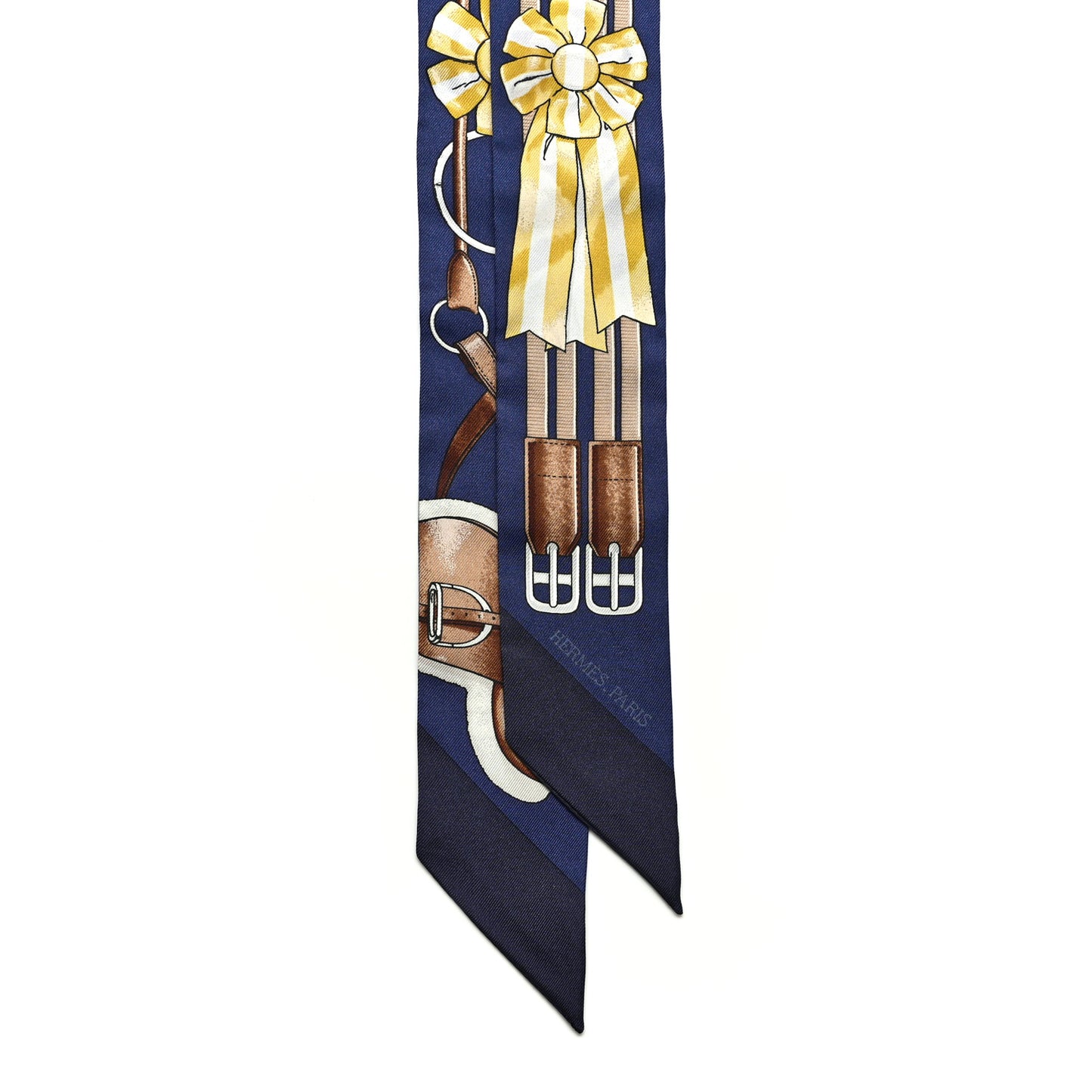 Silk Jumping Twilly Marine Gold Brun