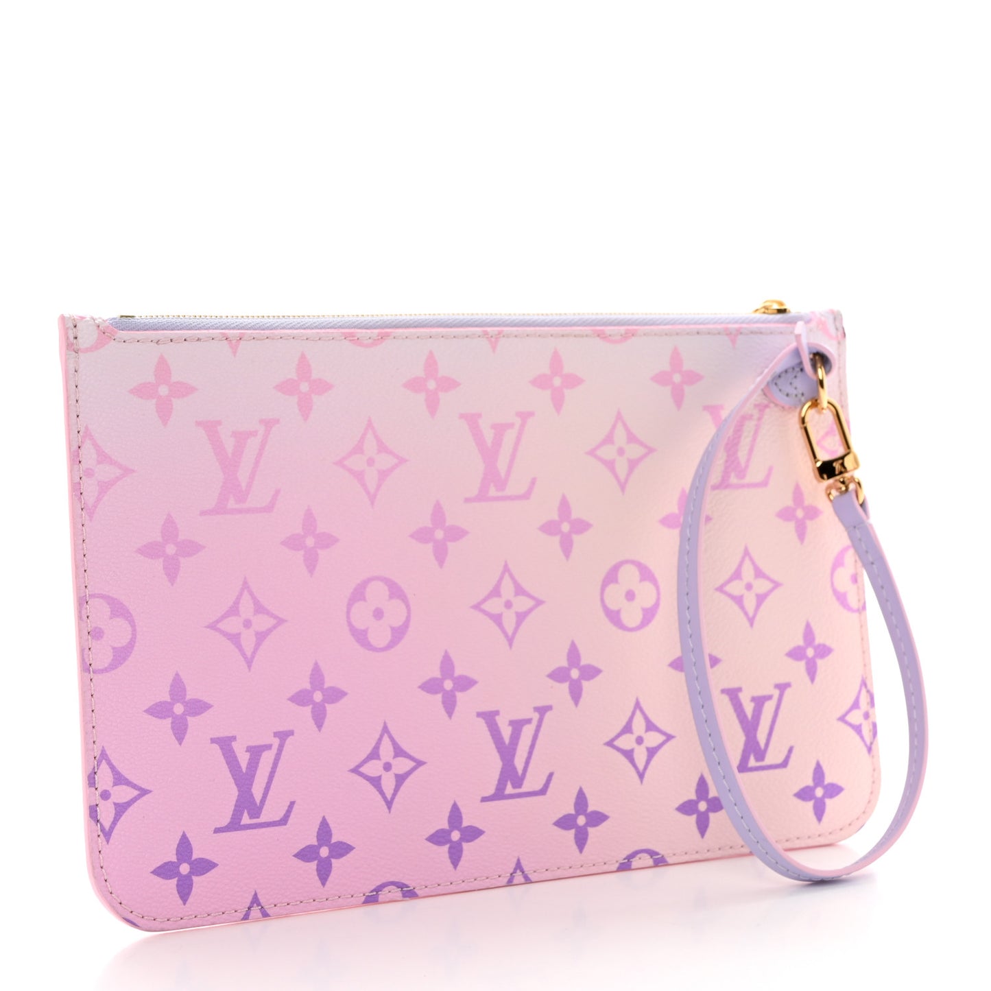 LOUIS VUITTON Monogram Giant Spring In The City Neverfull MM Pochette Sunrise Pastel