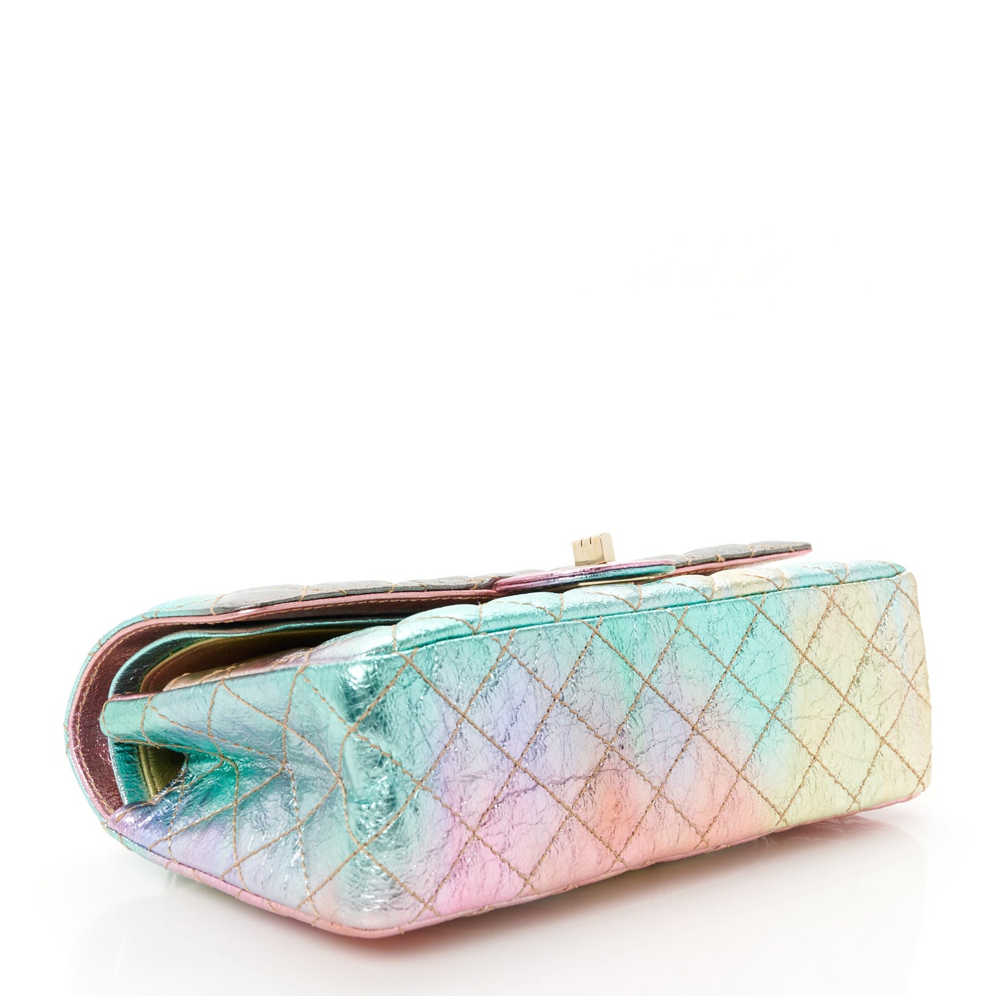 Metallic Goatskin Quilted 2.55 Reissue 225 Flap Multicolor
