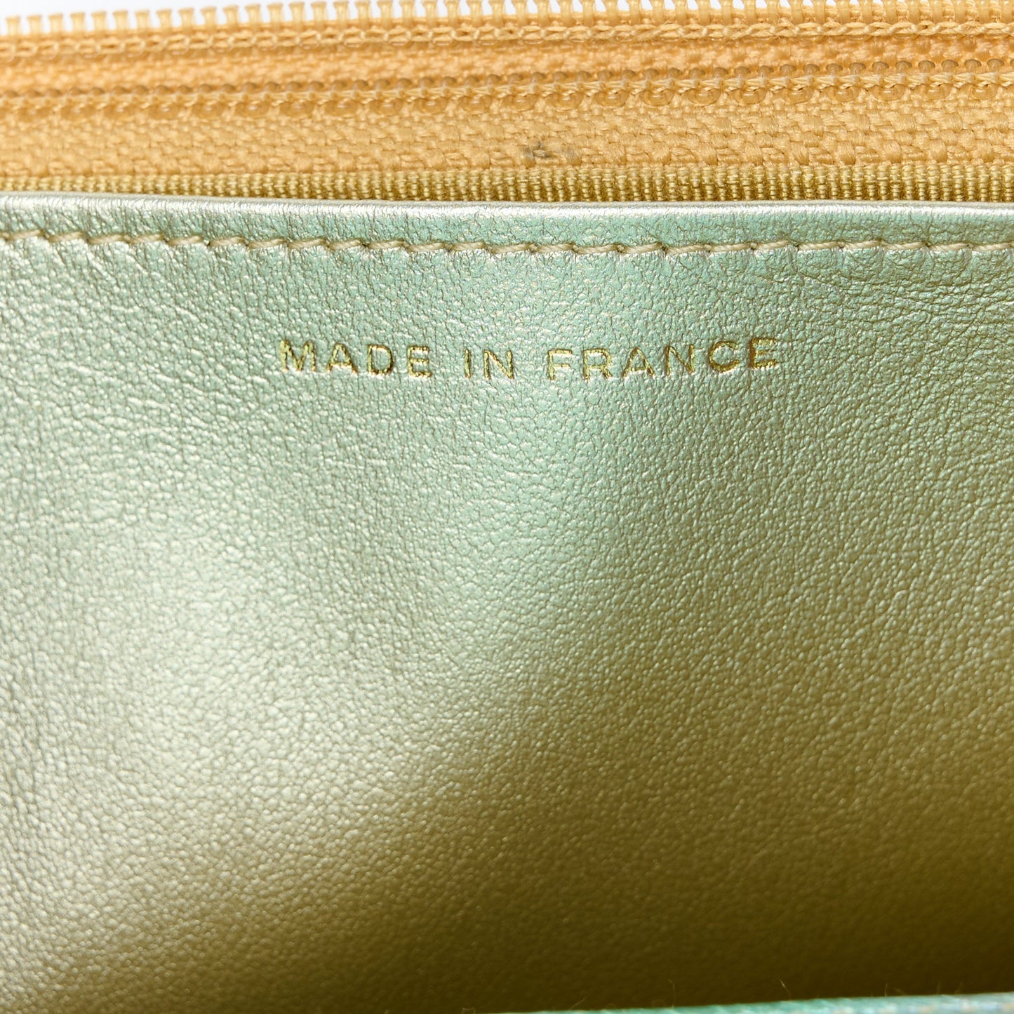 Metallic Goatskin Quilted 2.55 Reissue Wallet on Chain WOC Multicolor
