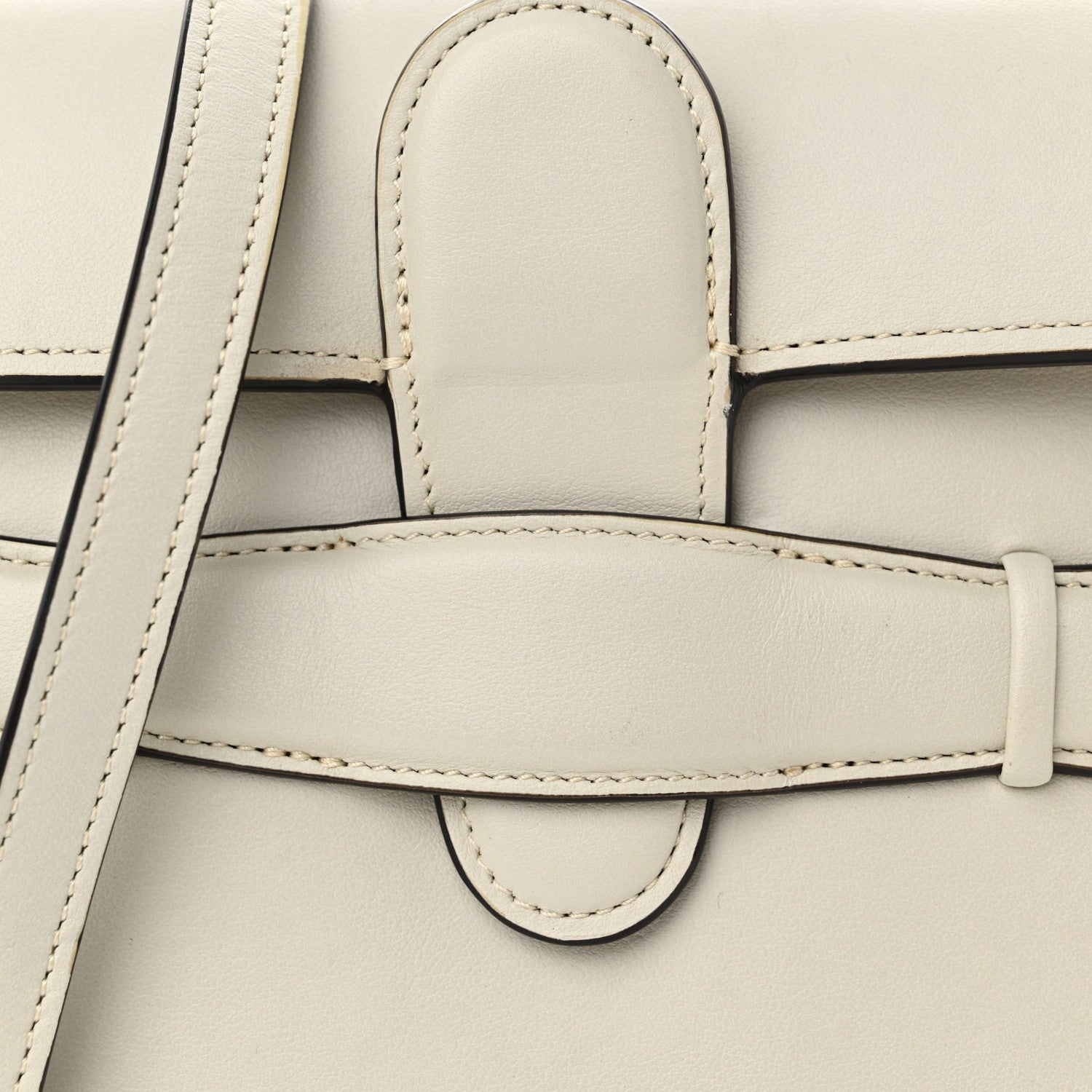 Celine Smooth Calfskin Mini Symmetrical Bag White 8 of 12
