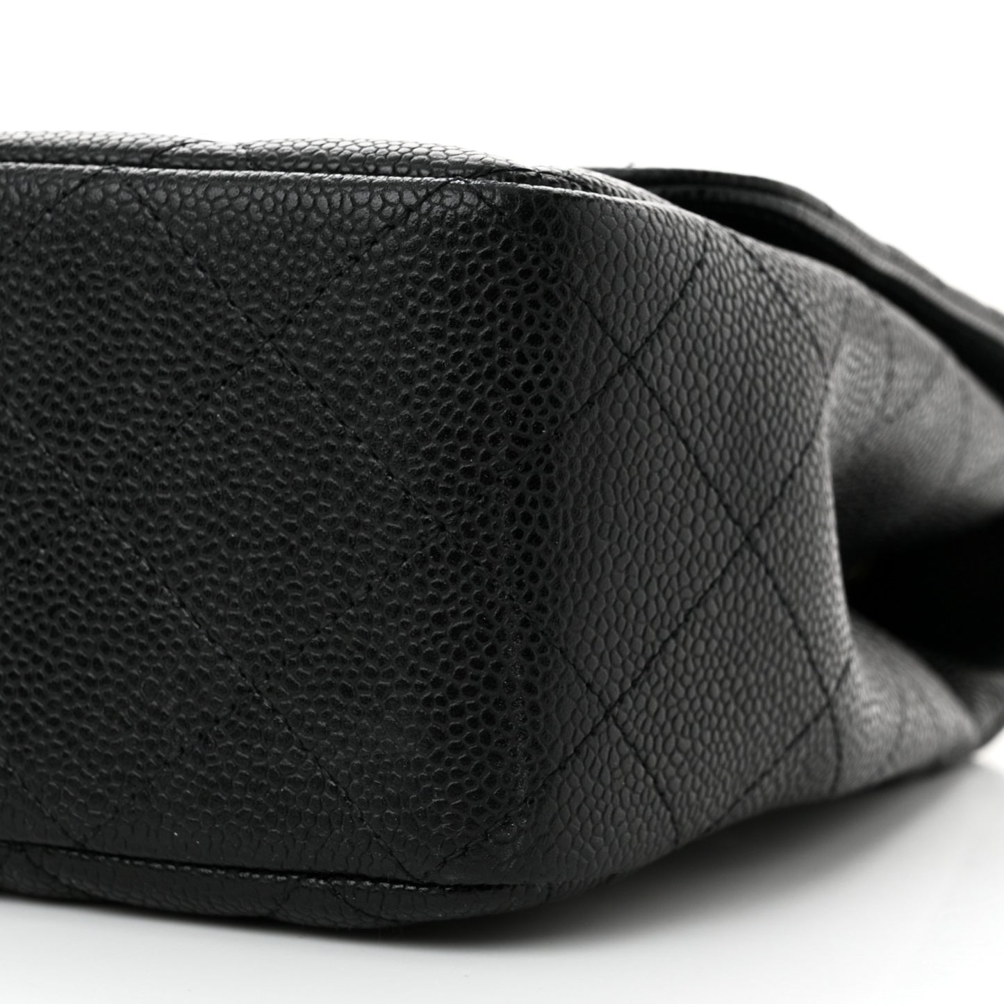 Caviar Quilted Jumbo Single Flap Black