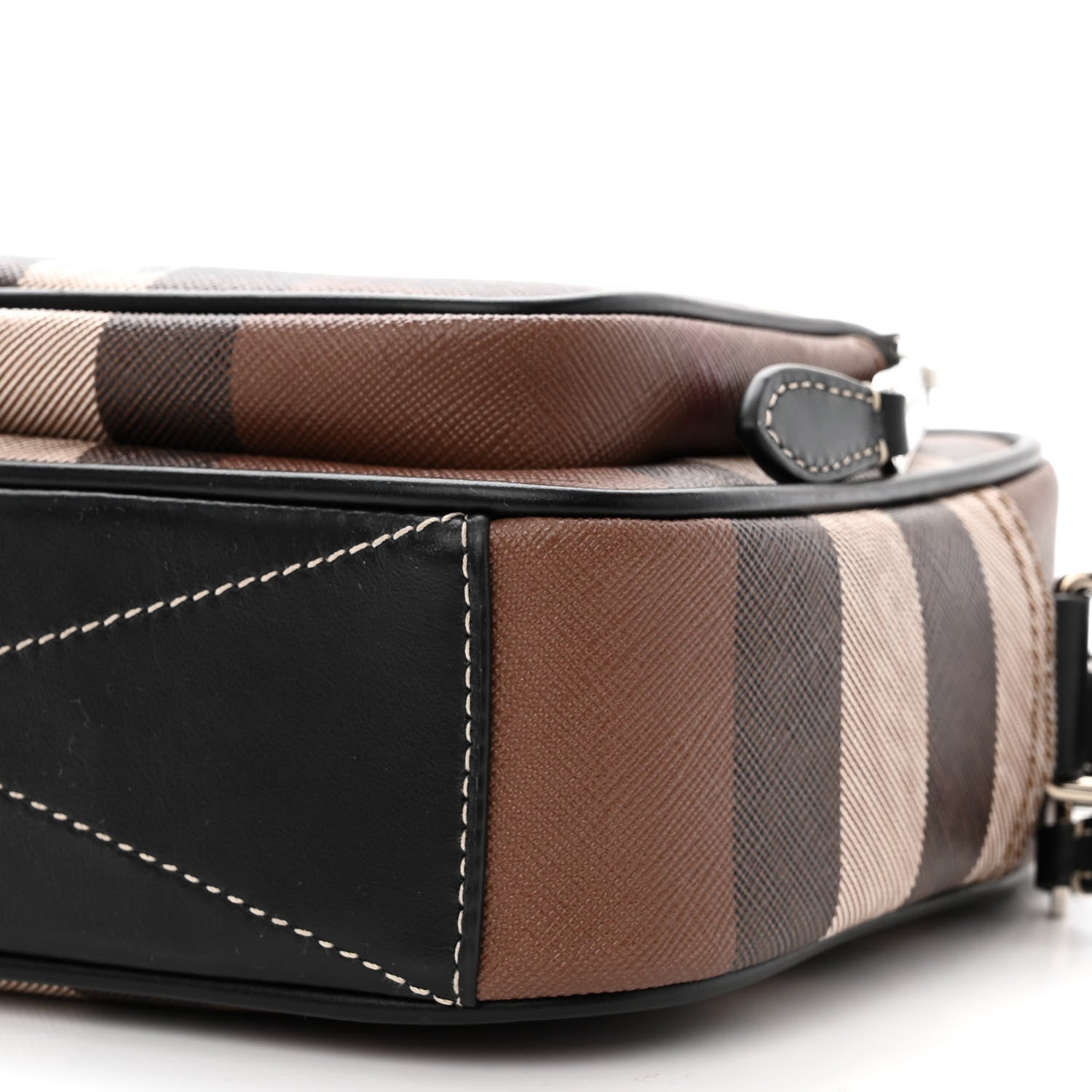 Burberry Canvas Check Paddy Messenger Birch Brown 10 of 12