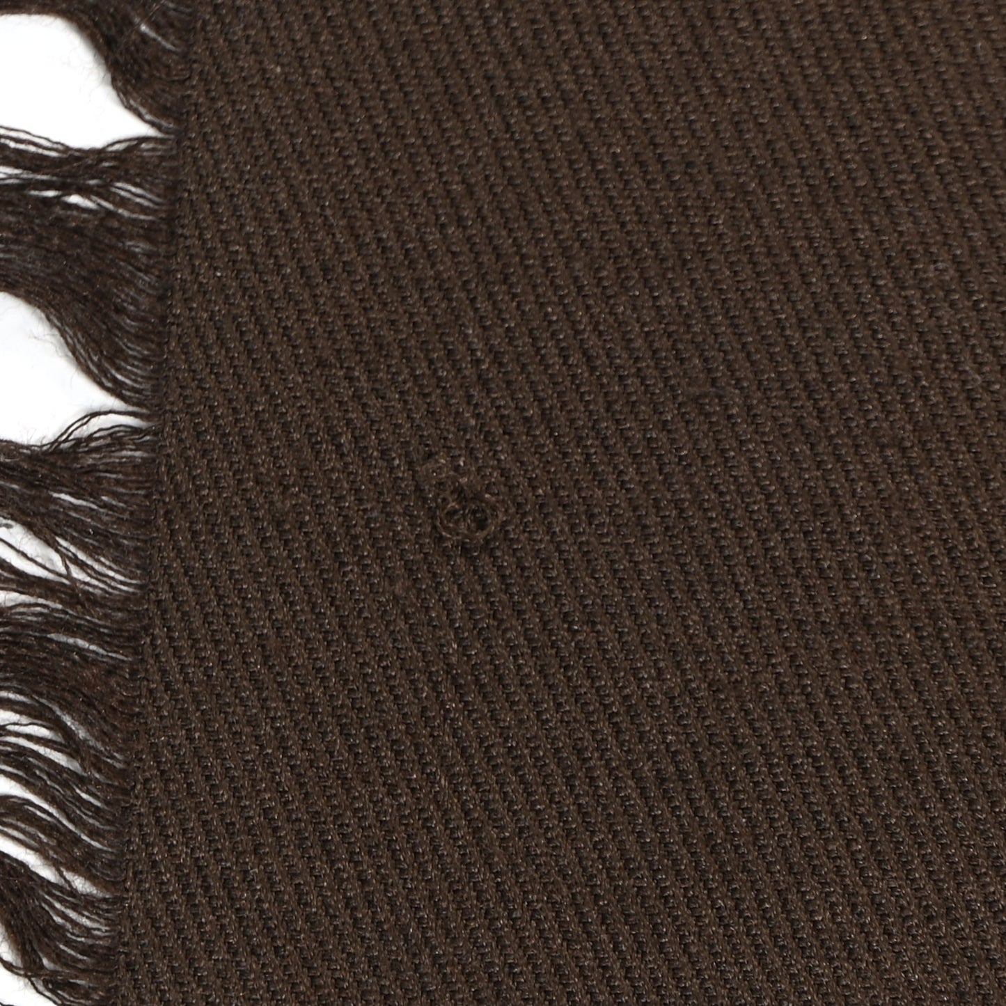 Silk Wool Monogram Shawl Brown