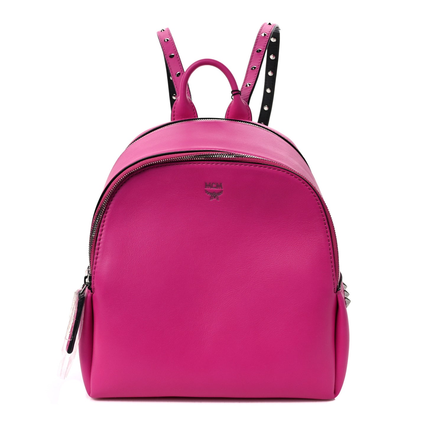 Calfskin Mini Duchess Polke Studs Backpack Electric Pink