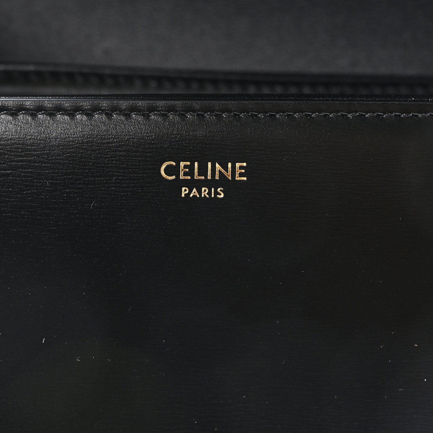 Shiny Calfskin Teen Triomphe Black