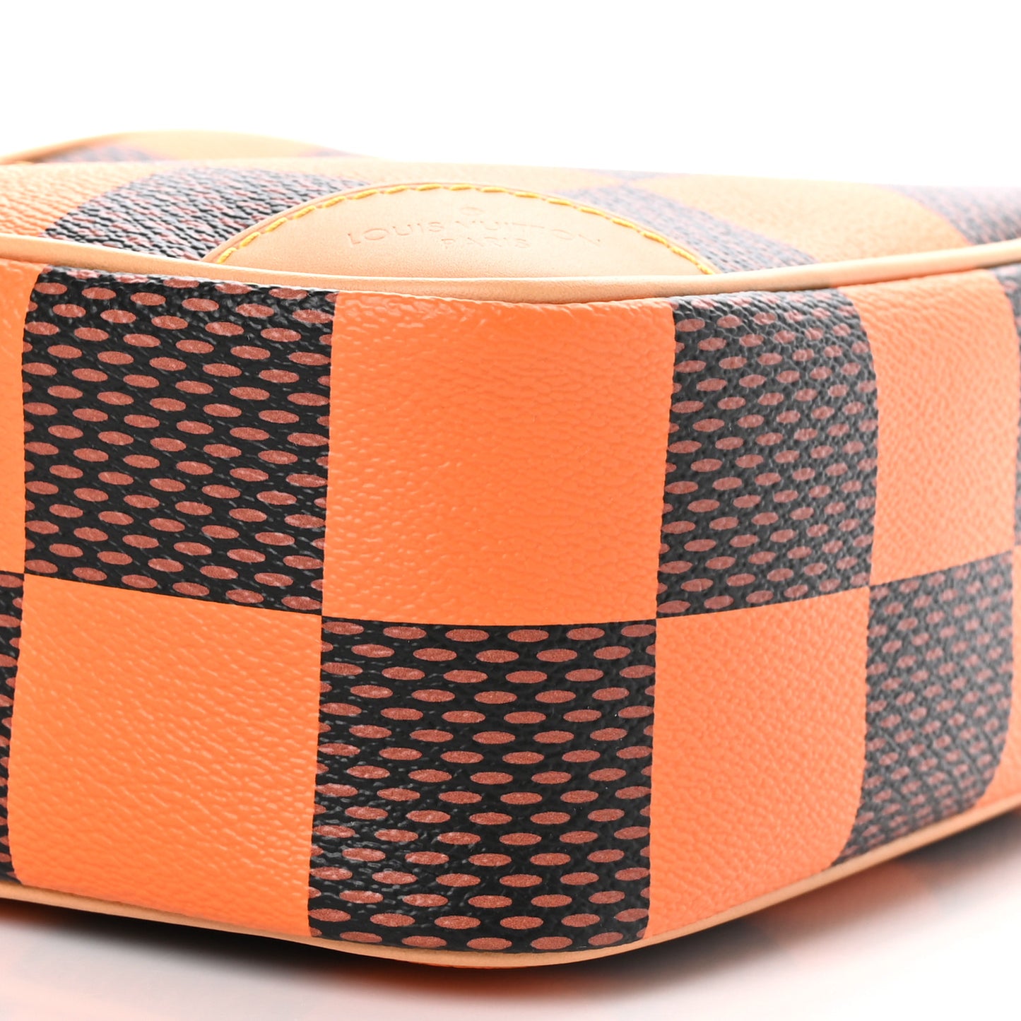 Damier Pop Chess Messenger Orange