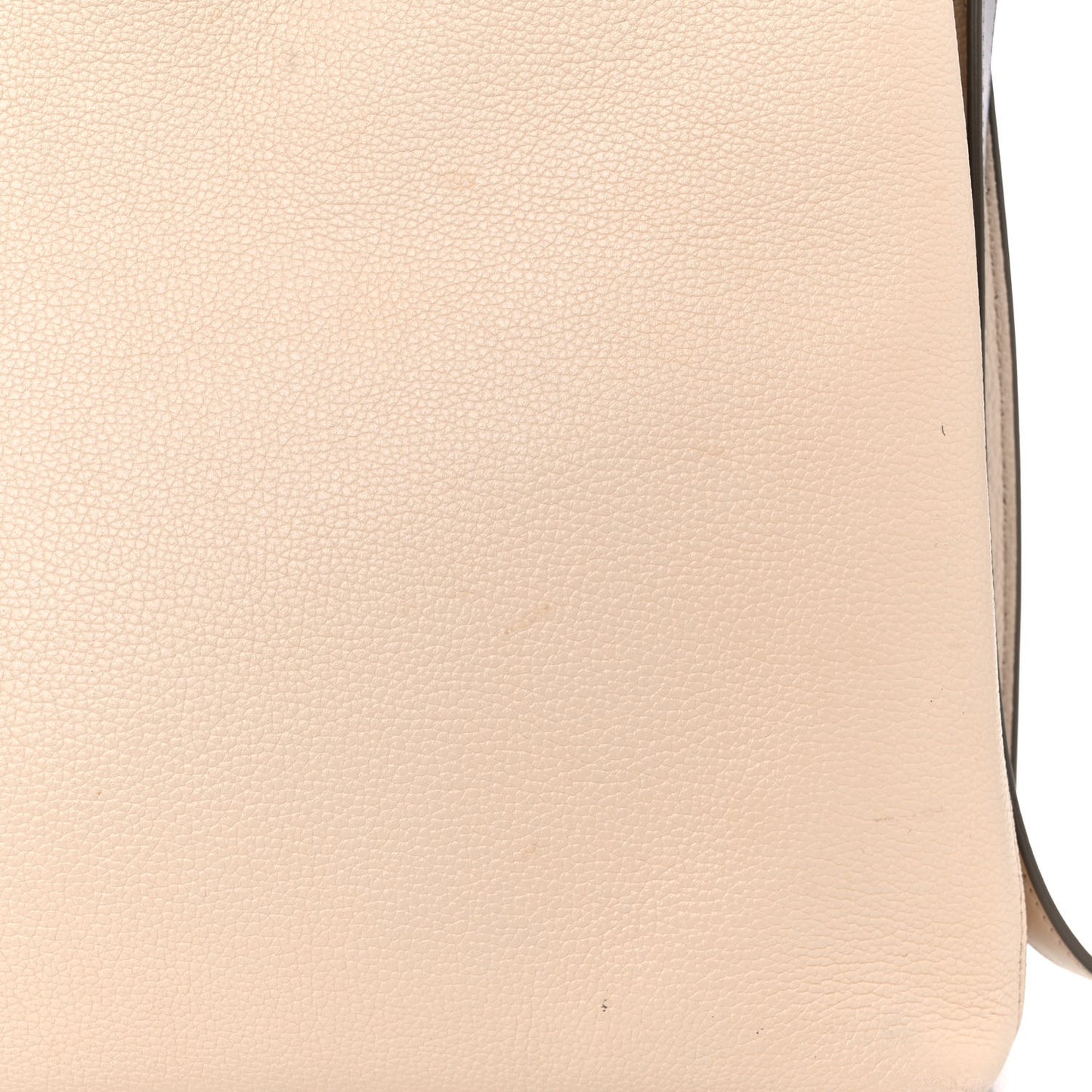 Grained Calfskin Large Milla Hobo Natural