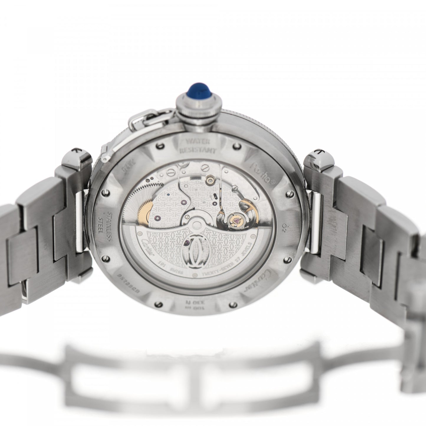 Stainless Steel 38mm Pasha C Grille Automatic Watch