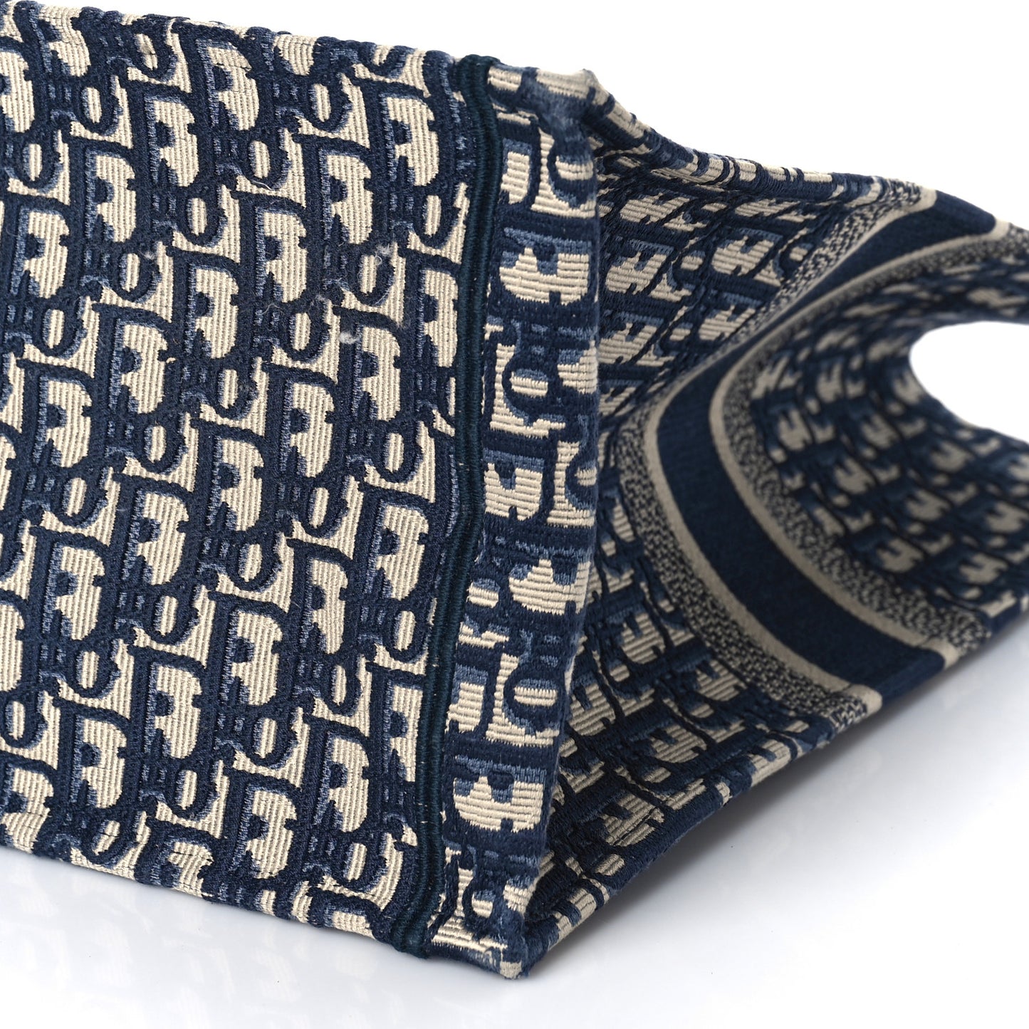 Oblique Large Book Tote Blue Multicolor