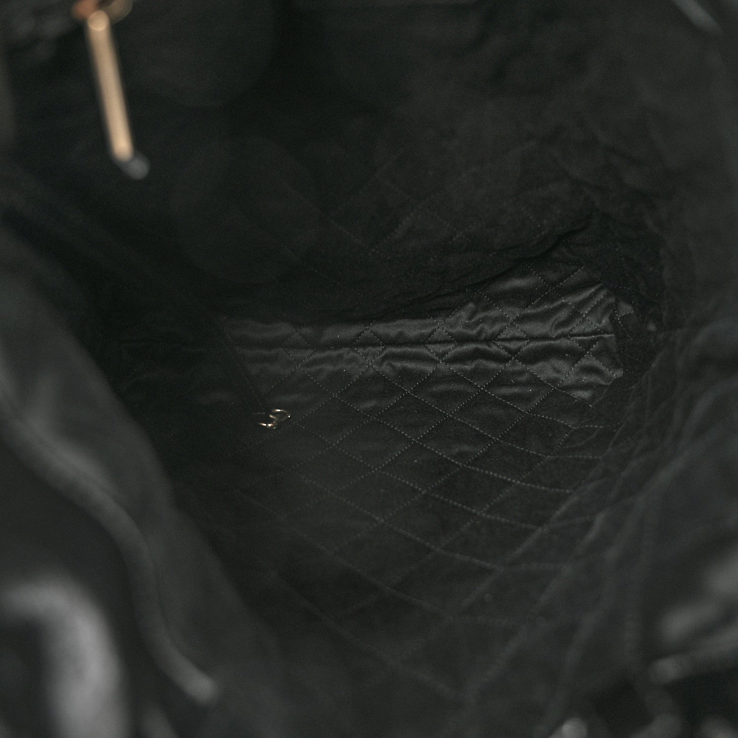 Chanel Shiny Calfskin Quilted Chanel 22 Backpack Black 5 of 10