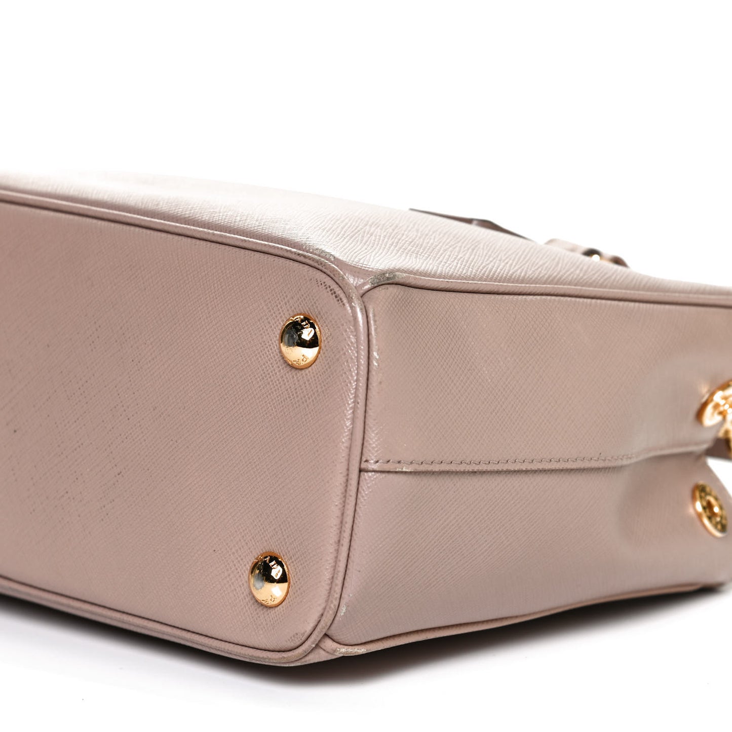 Saffiano Mini Galleria Double Zip Tote Cammeo