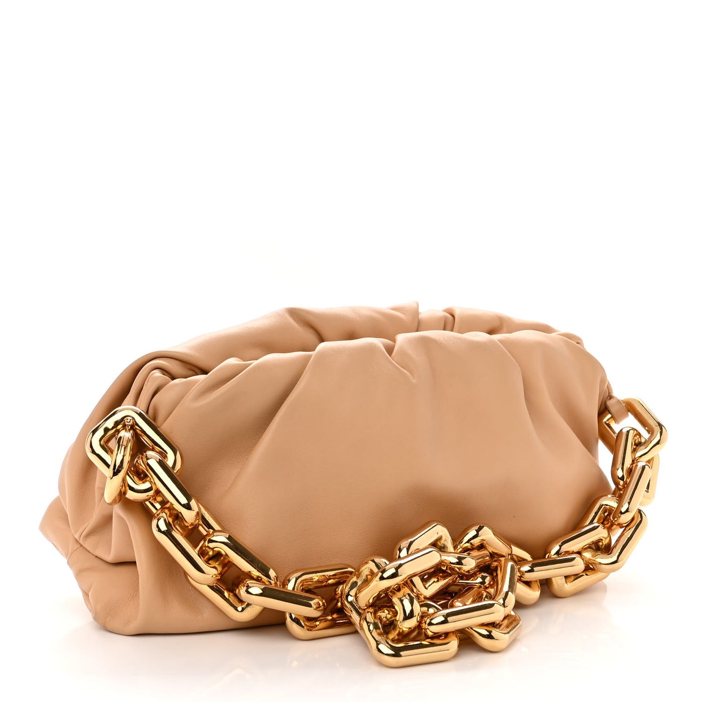 Calfskin The Pouch Chain Almond