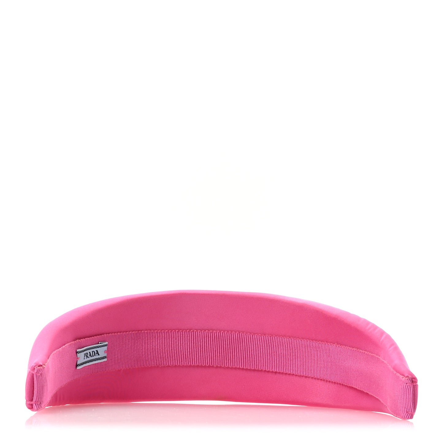 Re-Nylon Metal Triangle Logo Headband Fuxia