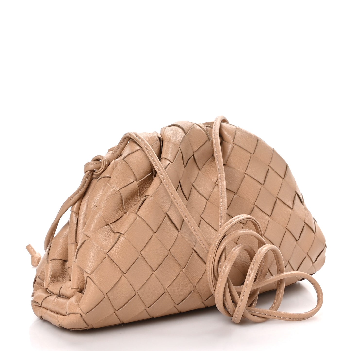 Nappa Intrecciato The Mini Pouch Almond