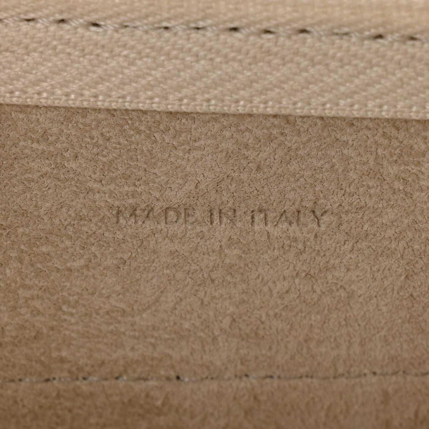 Grained Calfskin Nano Belt Bag Chalk