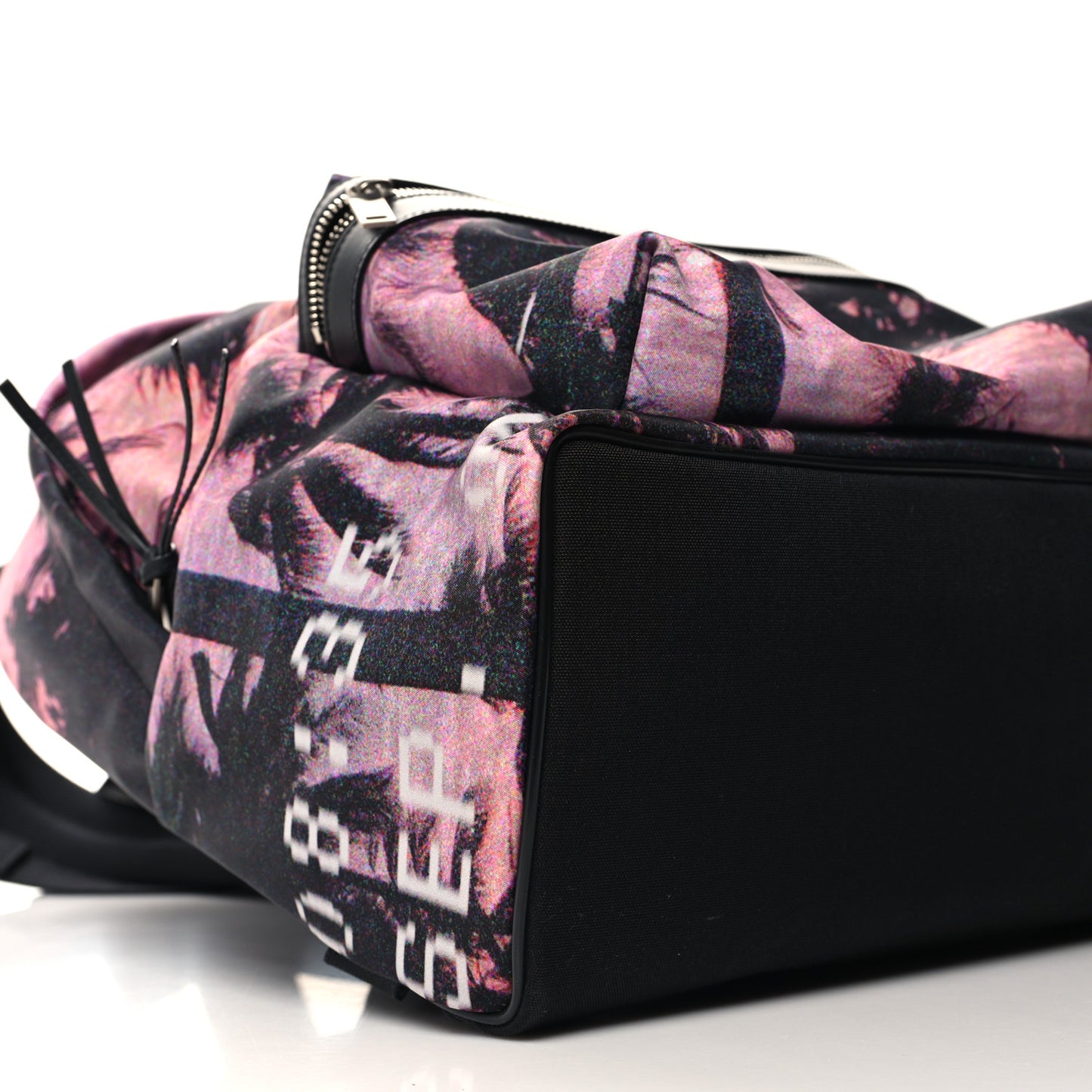 Canvas Palm Tree Sunset City Backpack Violet Black