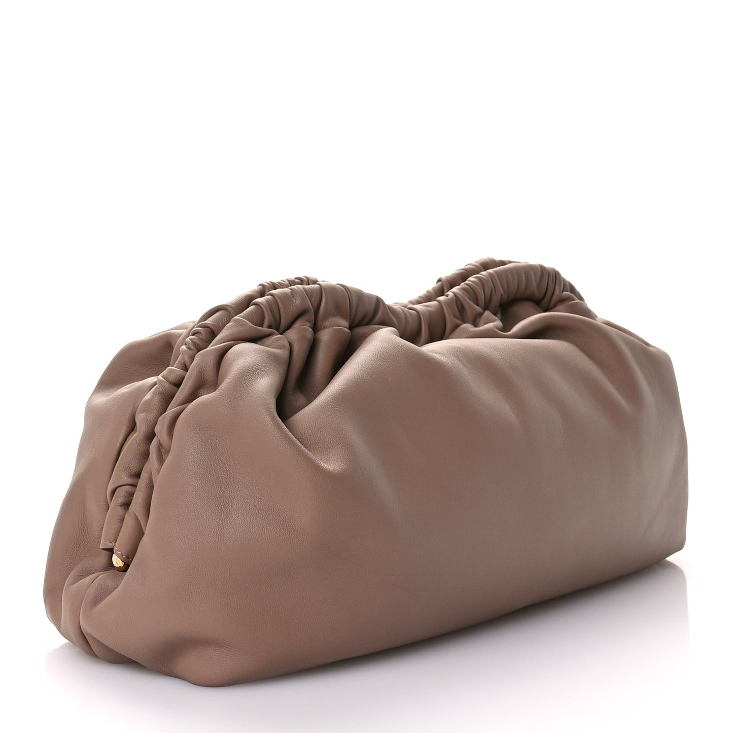 Lambskin Cloud Clutch Biscotto