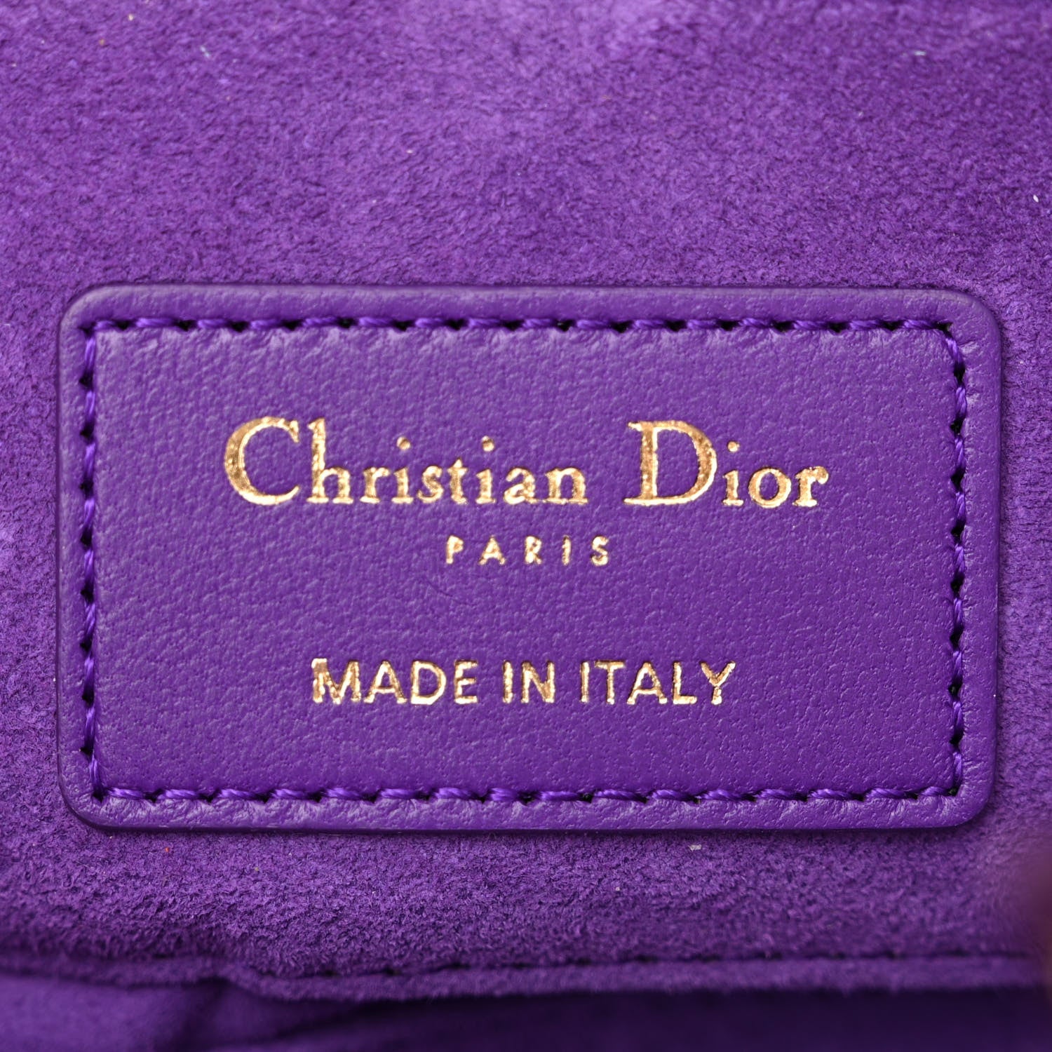 Christian Dior Lambskin Cannage Small Lady D-Joy Purple 6 of 11