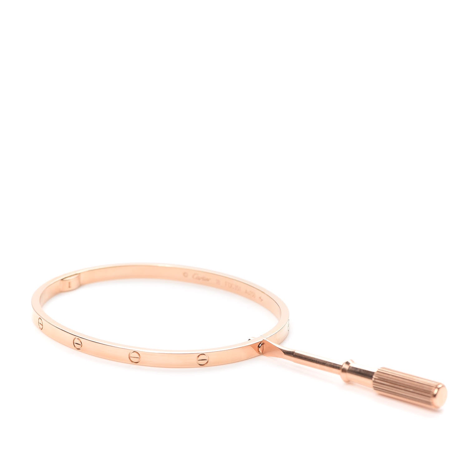 Cartier 18K Pink Gold Small LOVE Bracelet 18 4 of 7