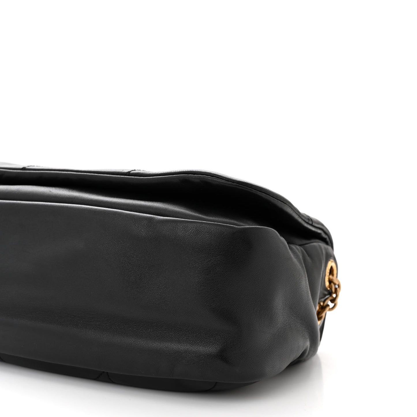 Lambskin Matelasse Monogram Small Jamie 4.3 Black