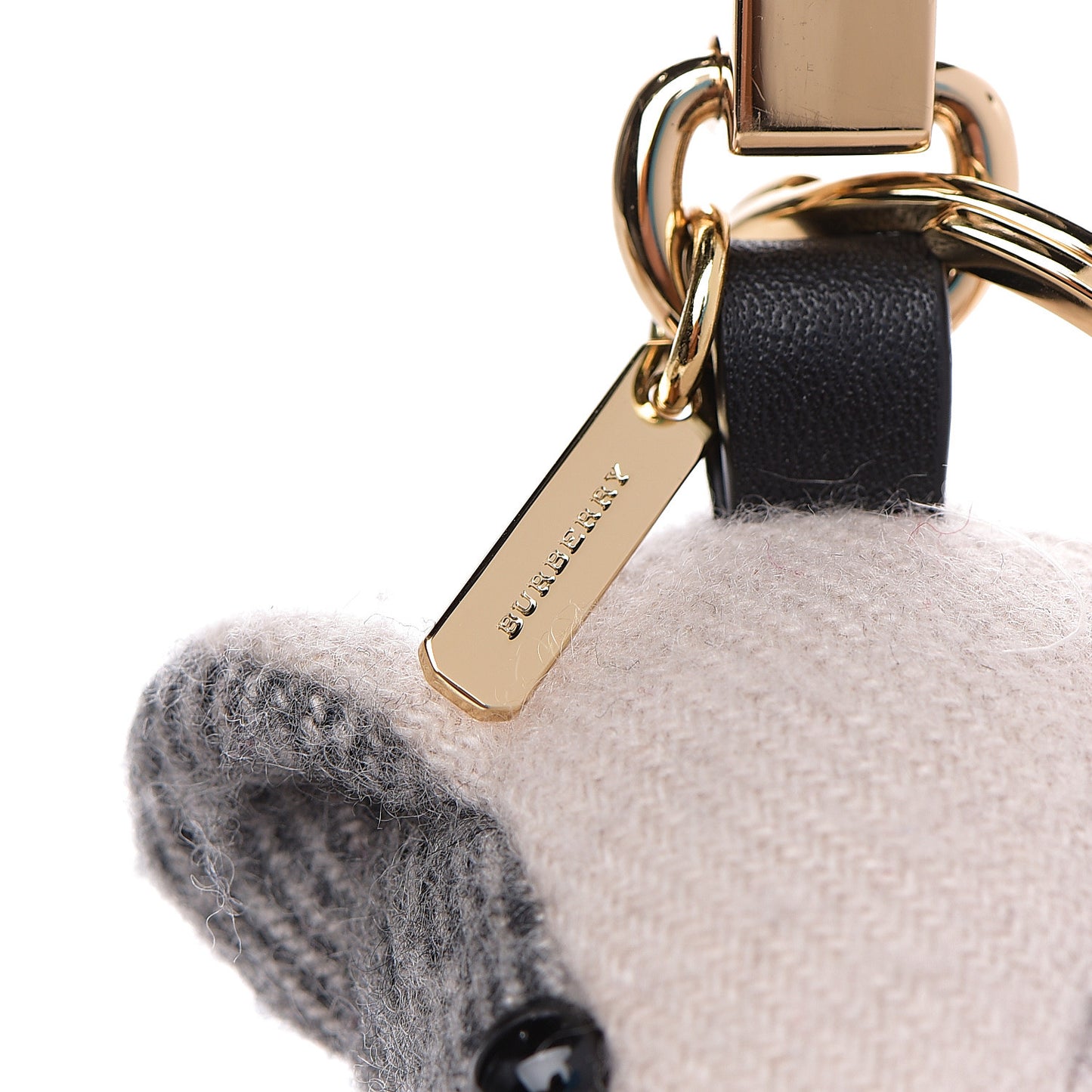 Cashmere House Check Thomas Bear Bag Charm Stone