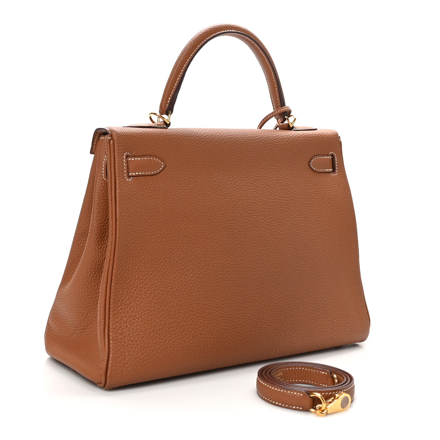 Hermes Togo Kelly Retourne 32 Gold 2 of 10
