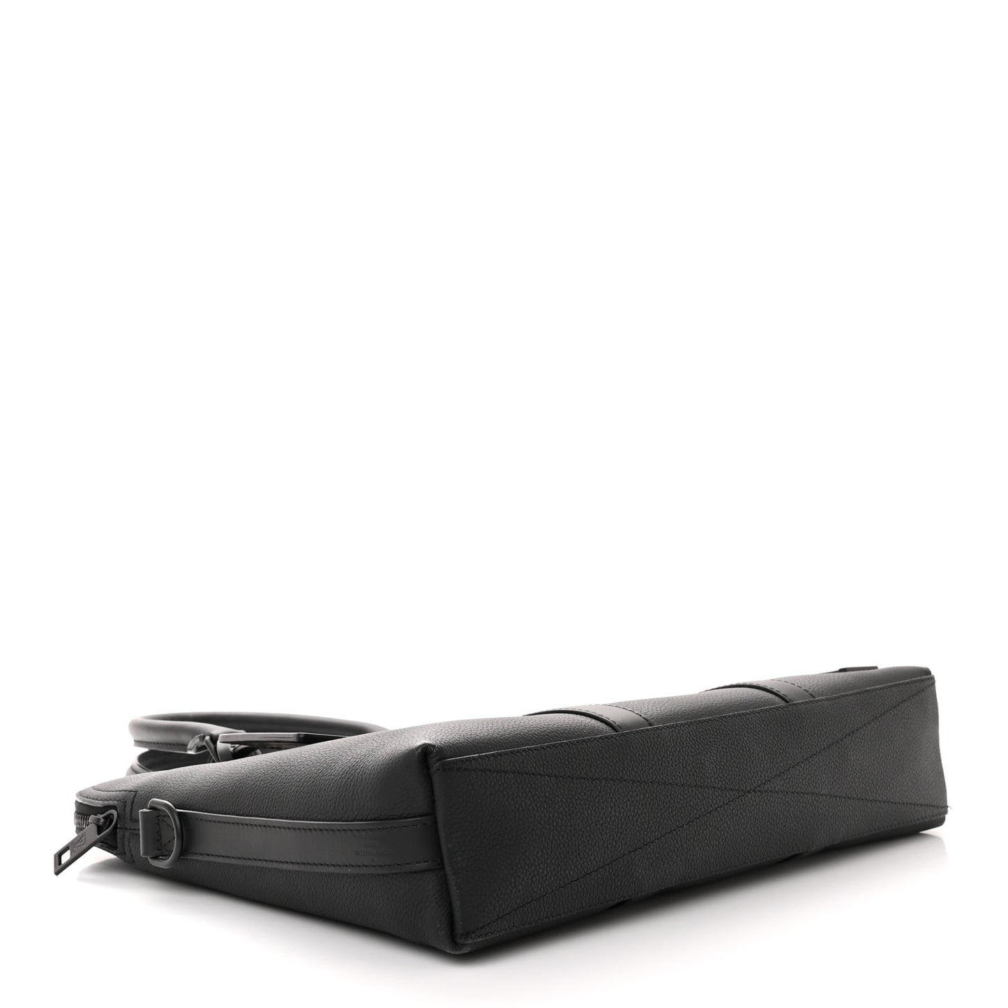 Calfskin Aerogram Takeoff Briefcase Black