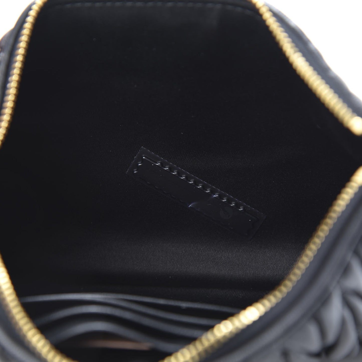 Nappa Matelasse Lux Pouch Nero Black