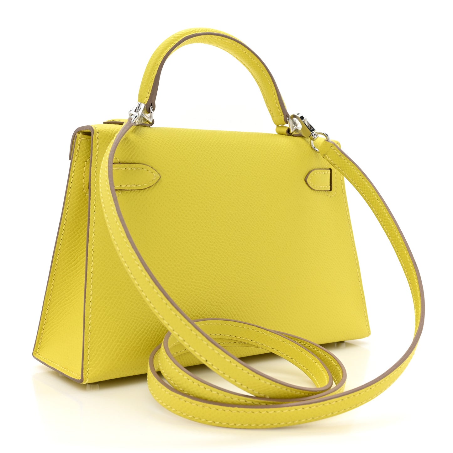 Epsom Mini Kelly Sellier 20 Lime