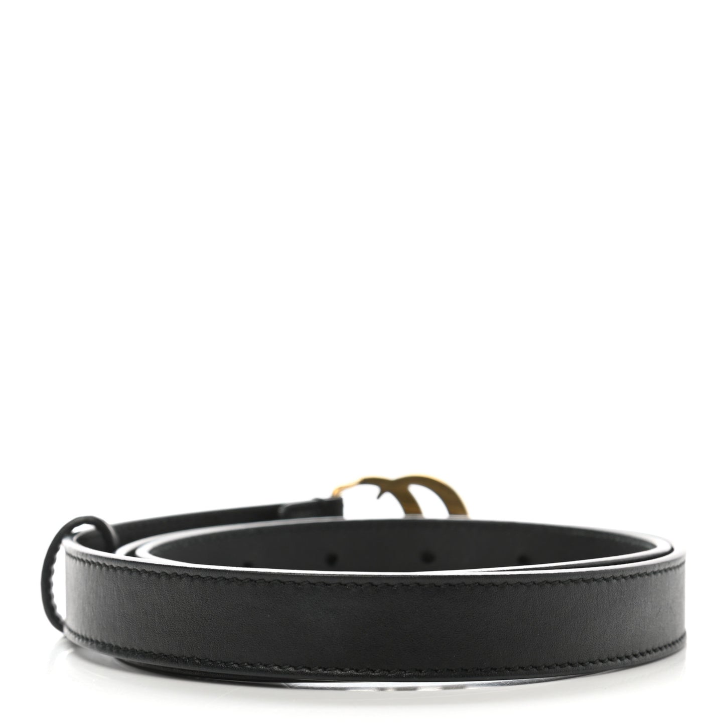 Calfskin Double G 20mm Belt 85 34 Black