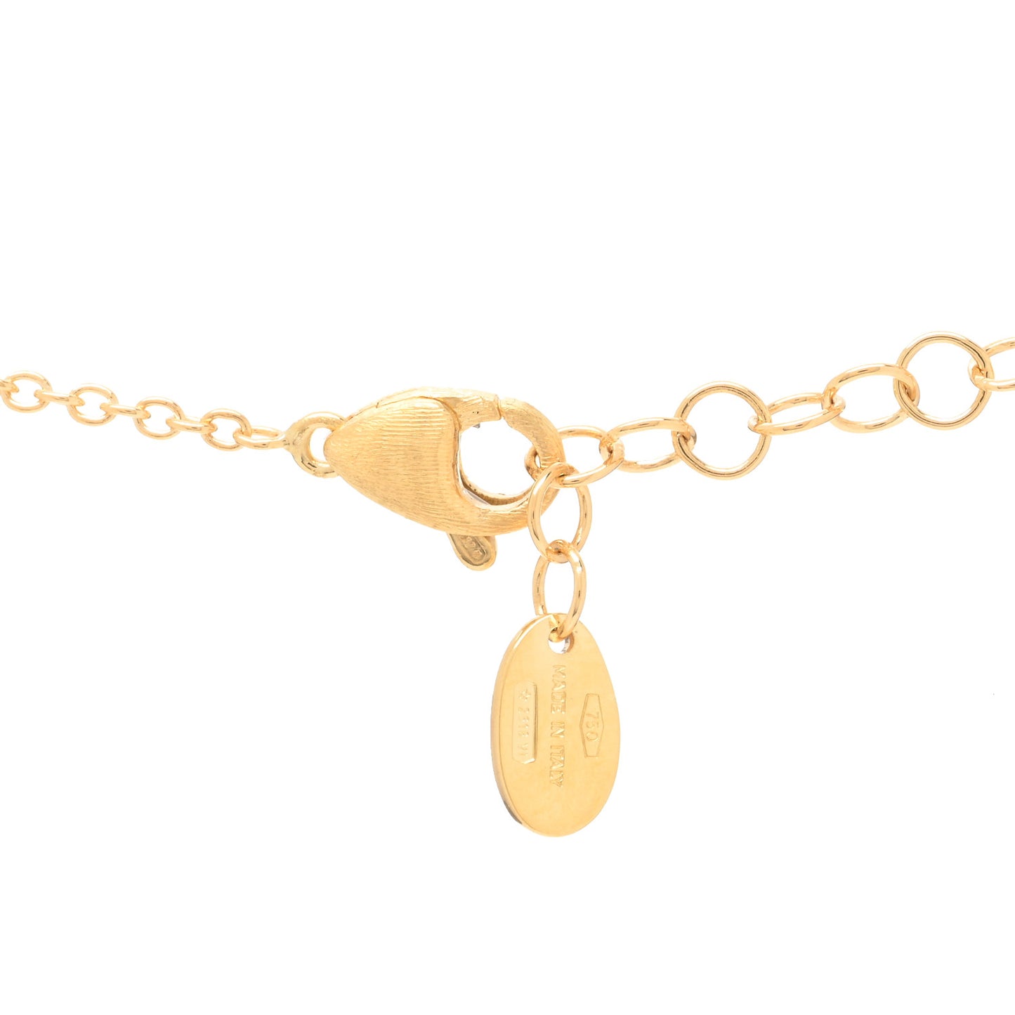 18K Yellow White Gold Diamond Marrakech Onde Pendant Necklace