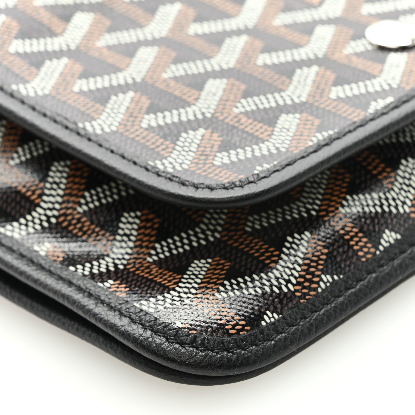 Goyardine Plumet Wallet Clutch Black