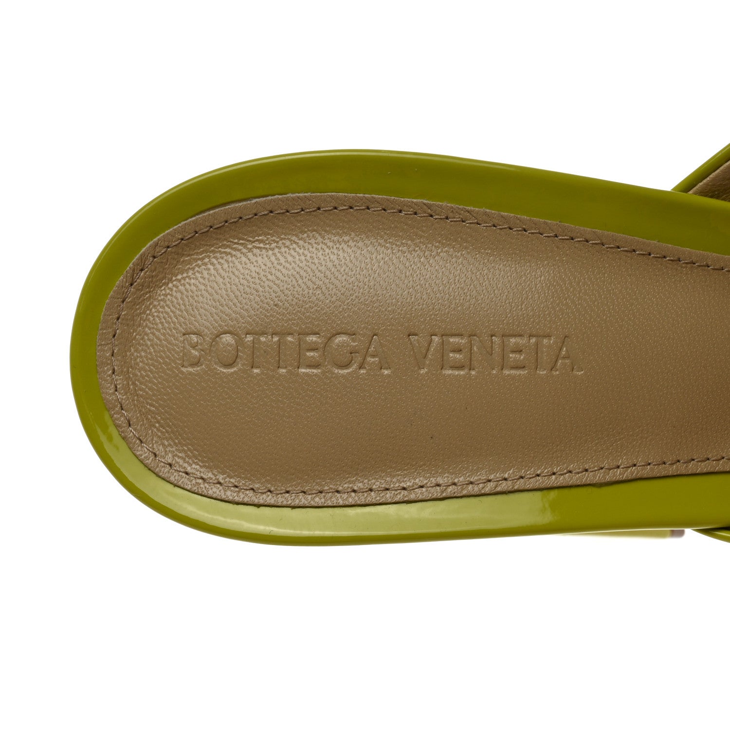 Bottega Veneta Supergloss Patent Tower 90mm Mule Pumps 41.5 Kiwi 6 of 8