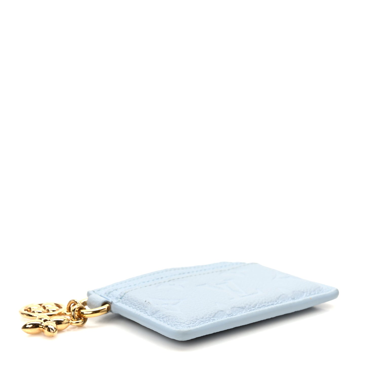 Empreinte Monogram LV Charms Card Holder Bleu Olympe