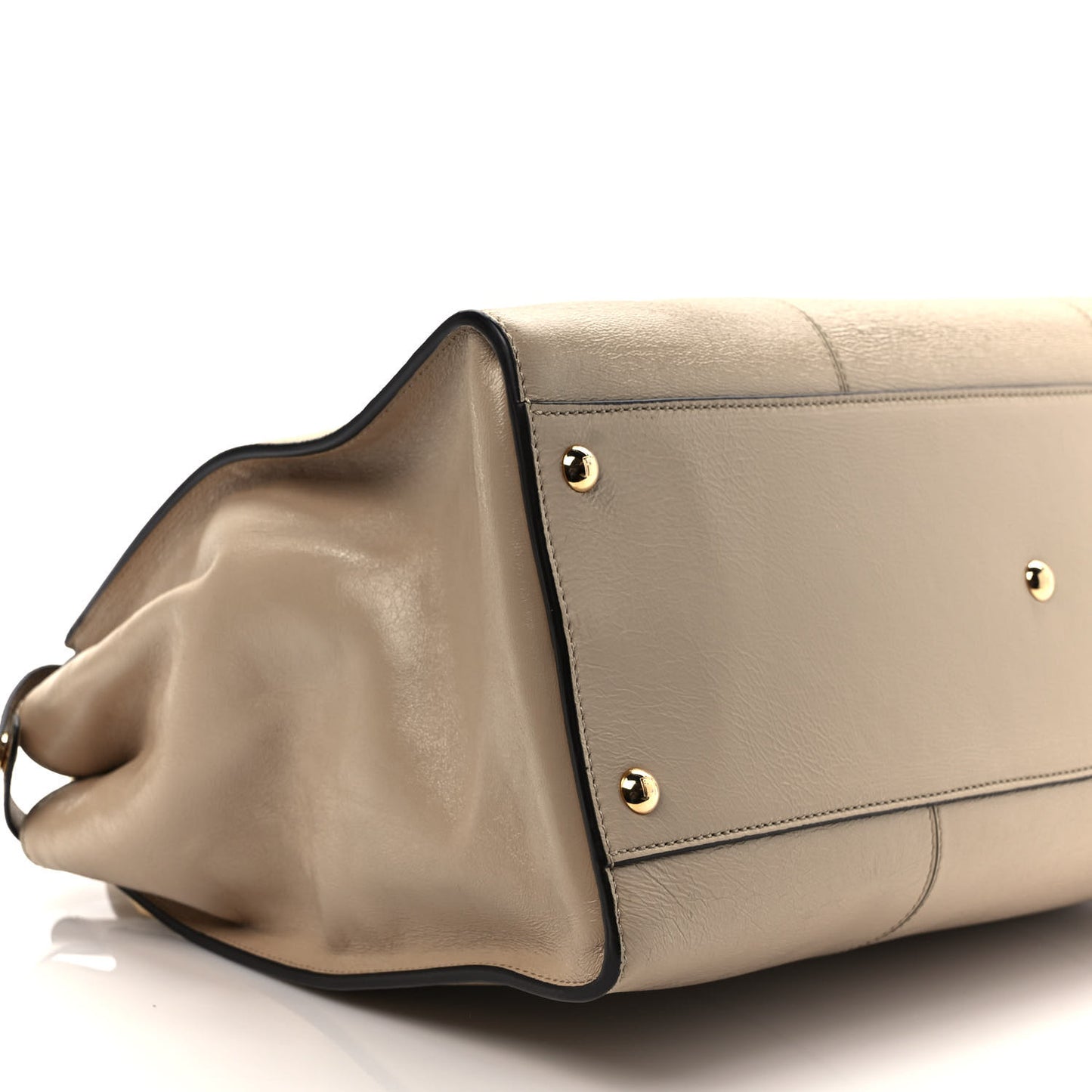 Agnello Old Shine Large Peekaboo Iconic Satchel Amido