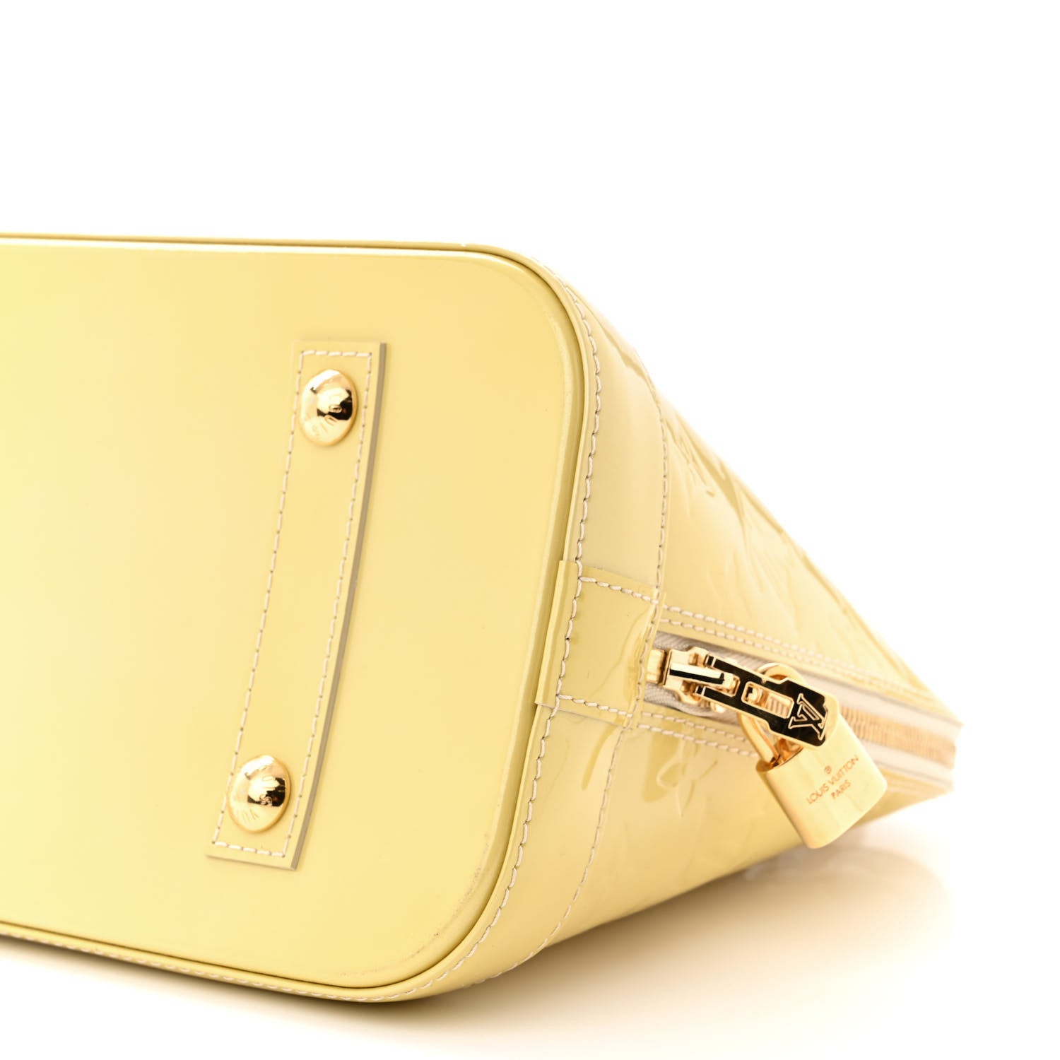 Louis Vuitton Vernis Alma PM Citrine 9 of 12