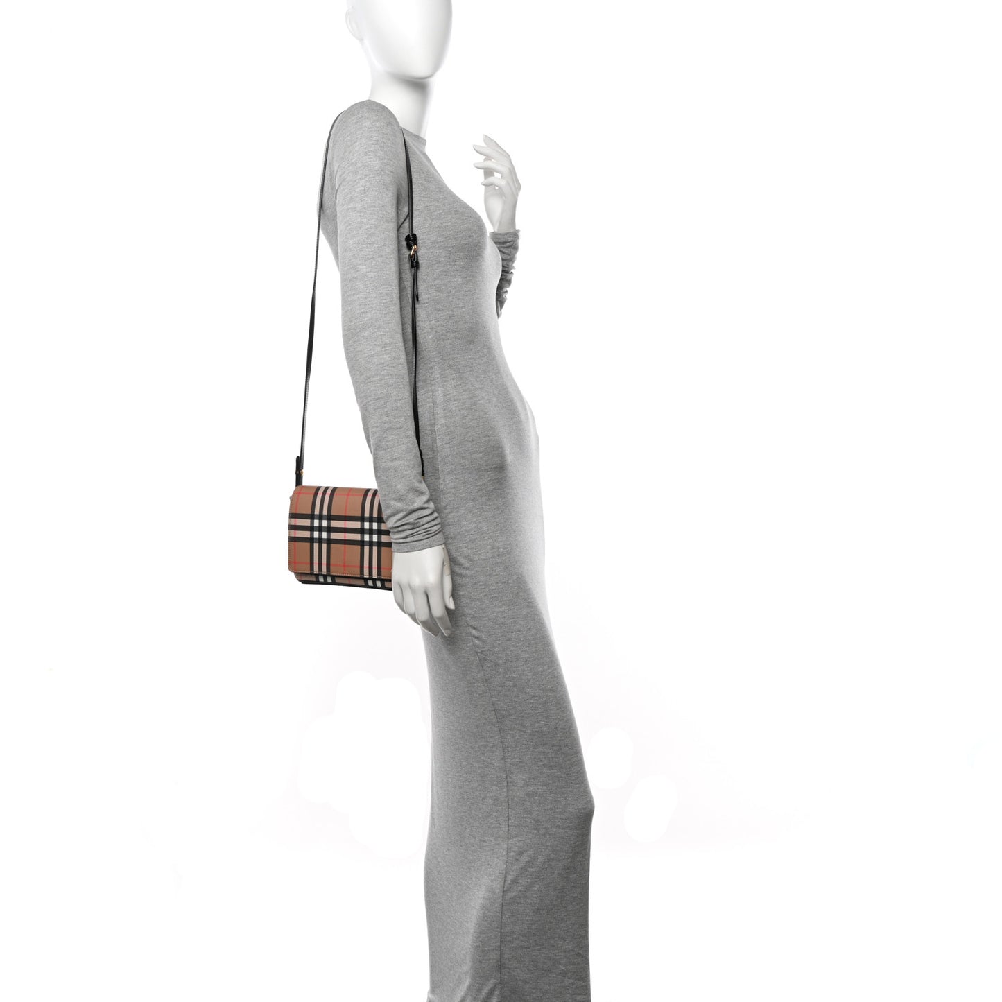 House Check Tartan Mix Hampshire Crossbody Antique Yellow Black