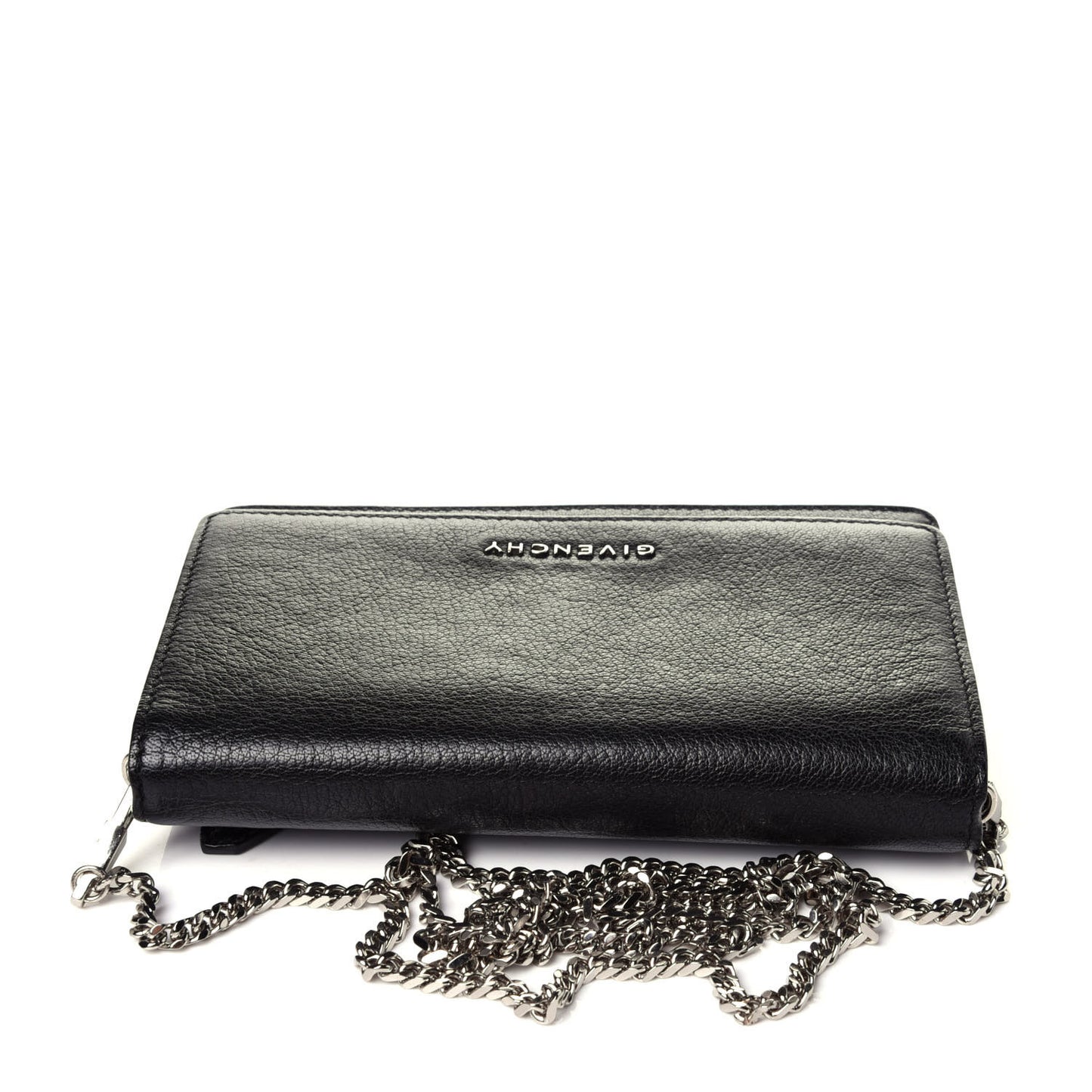 Sugar Goatskin Pandora Chain Wallet Black