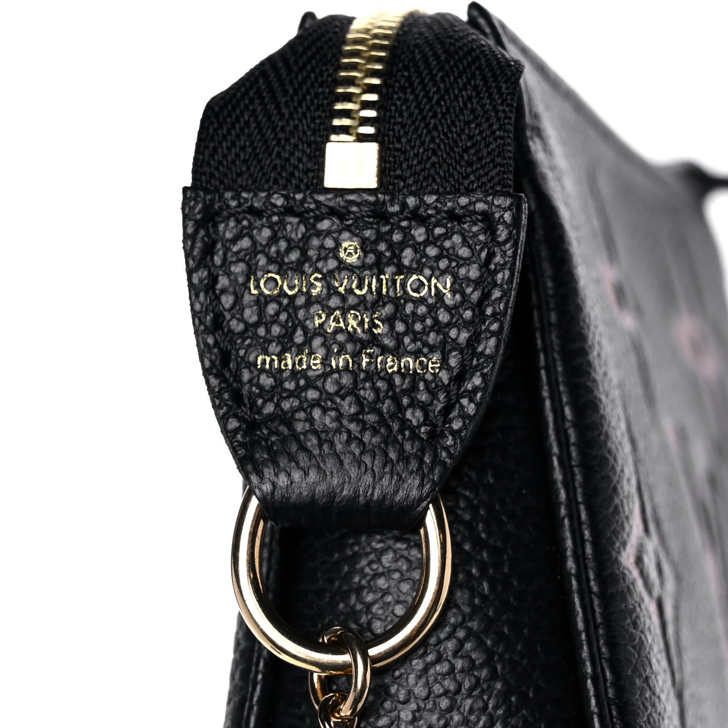 Louis Vuitton Empreinte Monogram Giant Mini Pochette Accessories Black 5 of 9