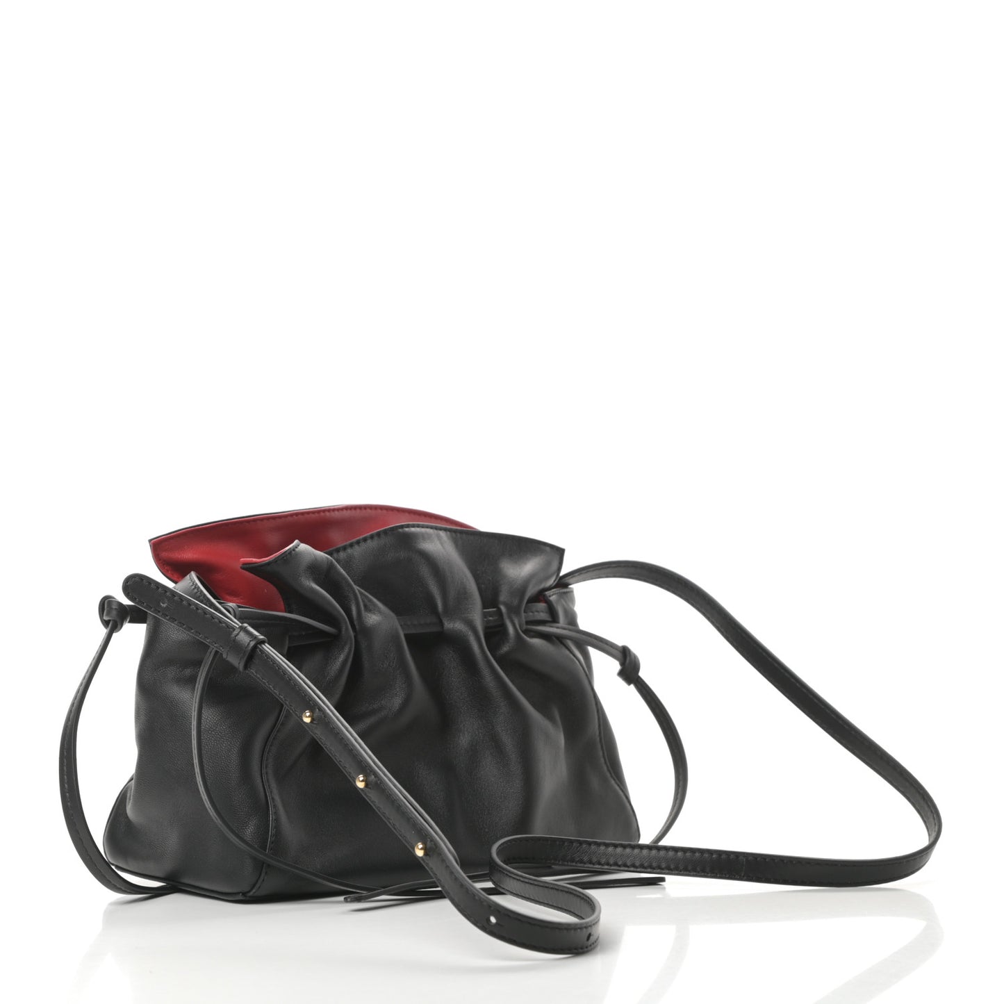 Lambskin Mini Protea Bag Black Flamma