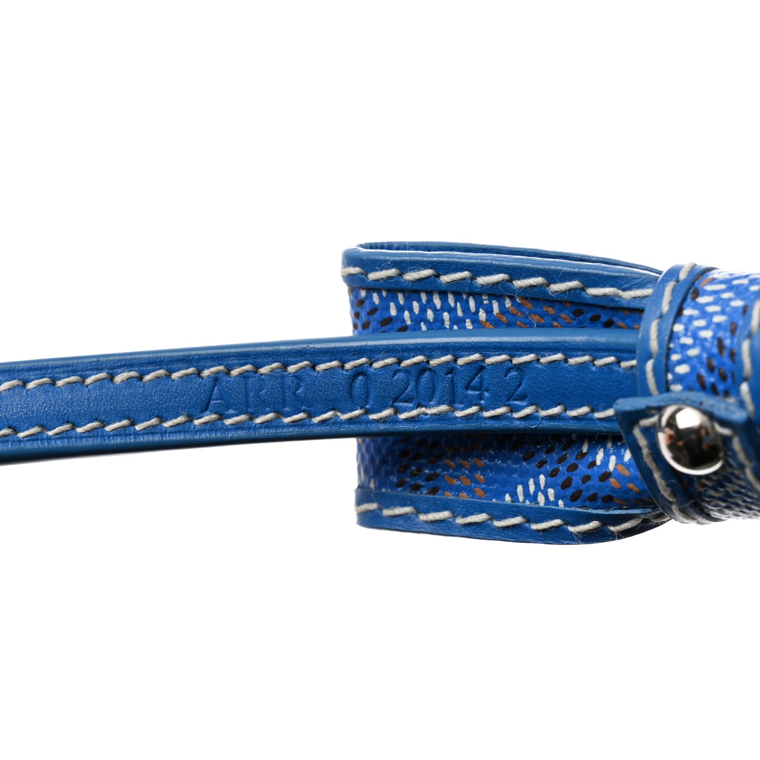 Goyard Goyardine Dog Collar Sky Blue 5 of 6